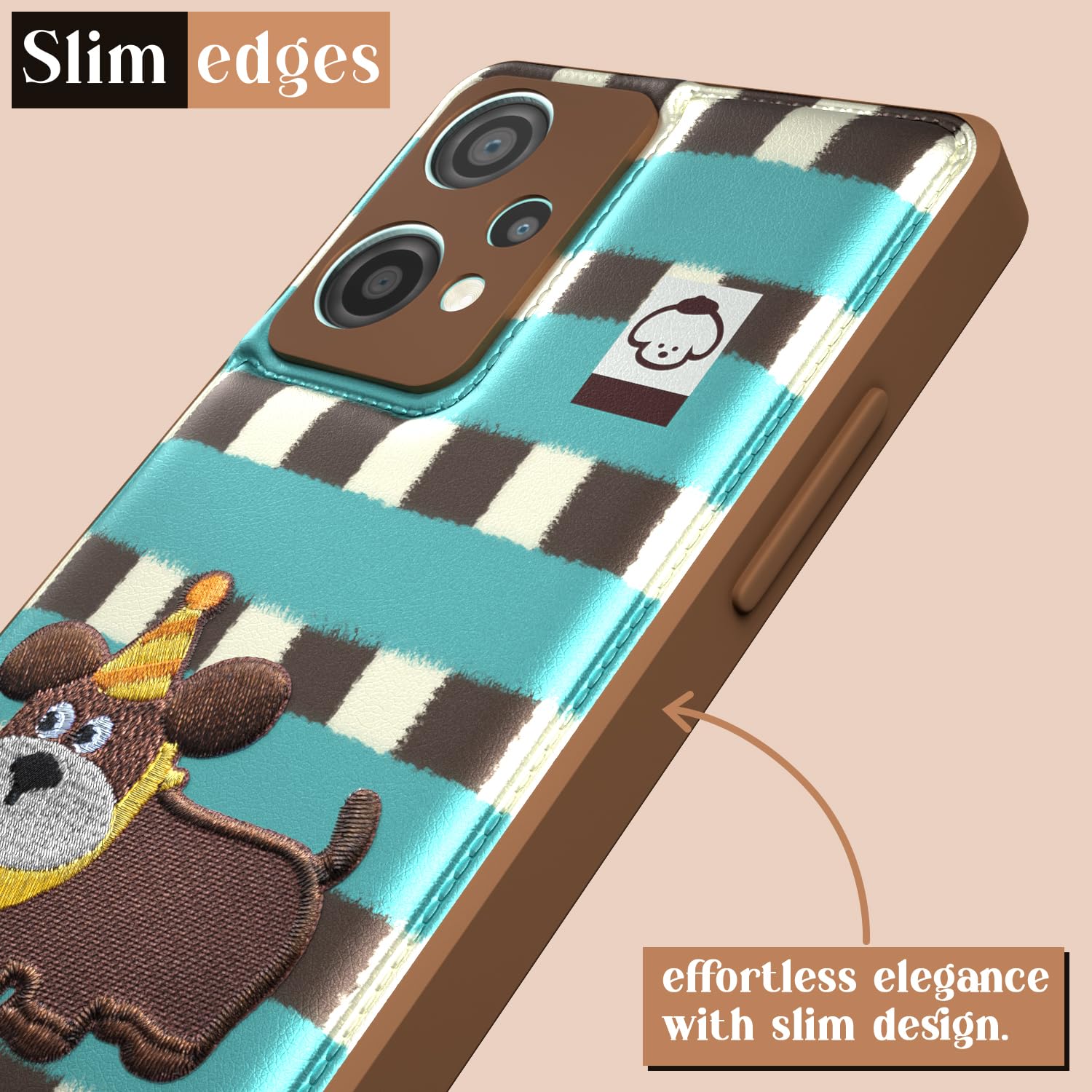 Pikkme OnePlus Nord Ce 2 Lite 5G Cute Girlish Dog Series Back Cover (Design2)
