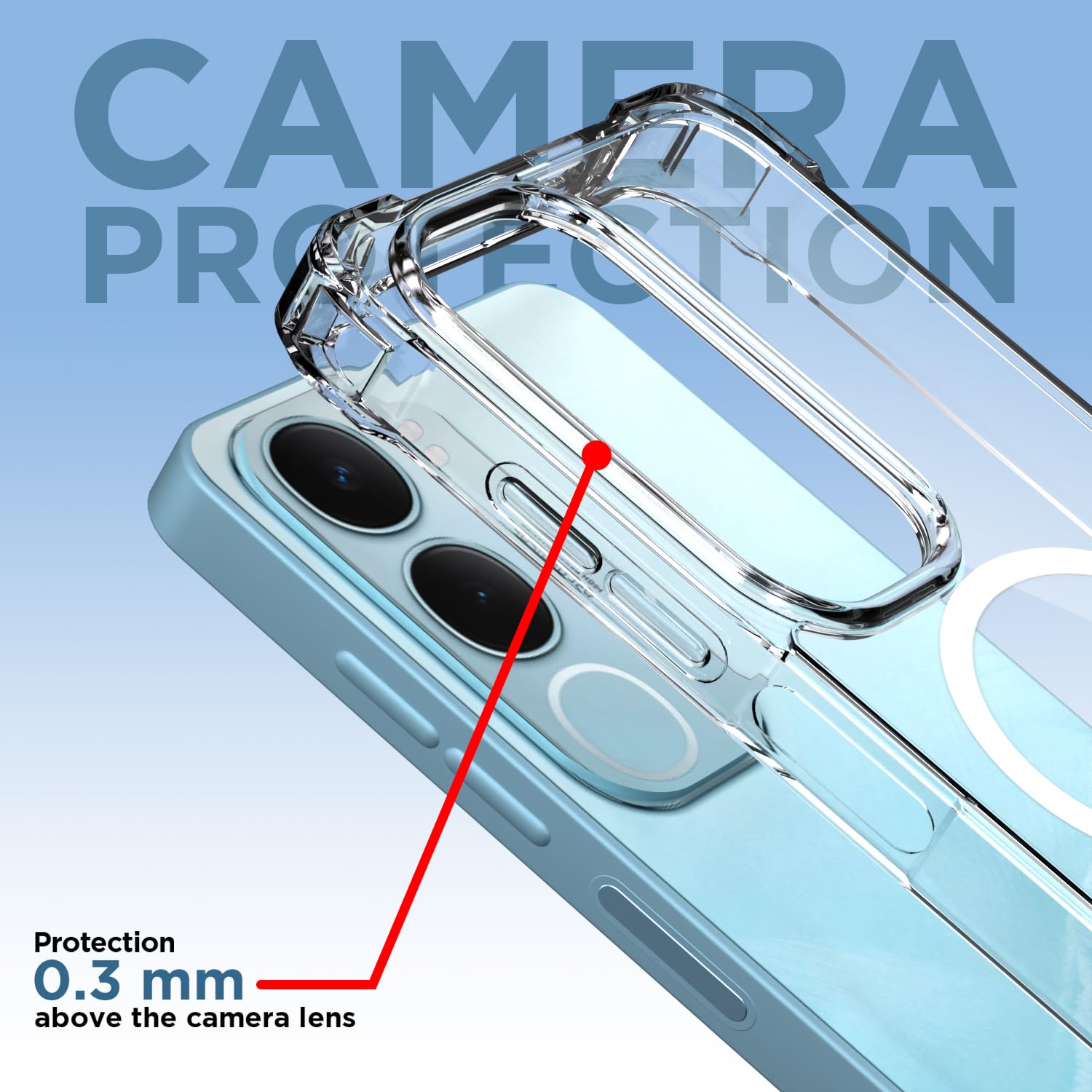 Pikkme Vivo Y29/Y19s 5G transparent mag-safe mobile back cover – photo 5