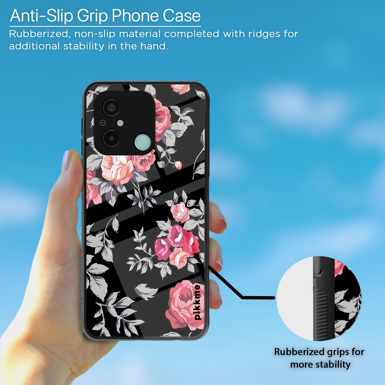 Flower Mobile back cover for Redmi 12C/Poco C55 – Pikkme – photo 5
