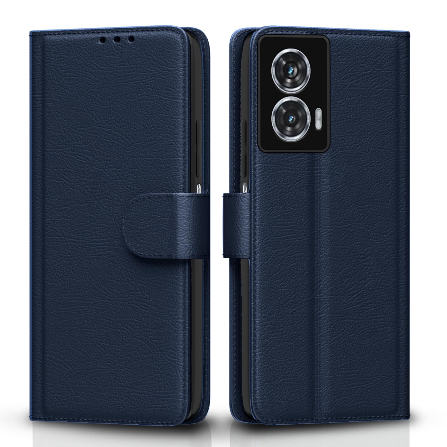 Blue Wallet mobile flip cover for Moto Edge 50 Fusion/G96 5G – Pikkme