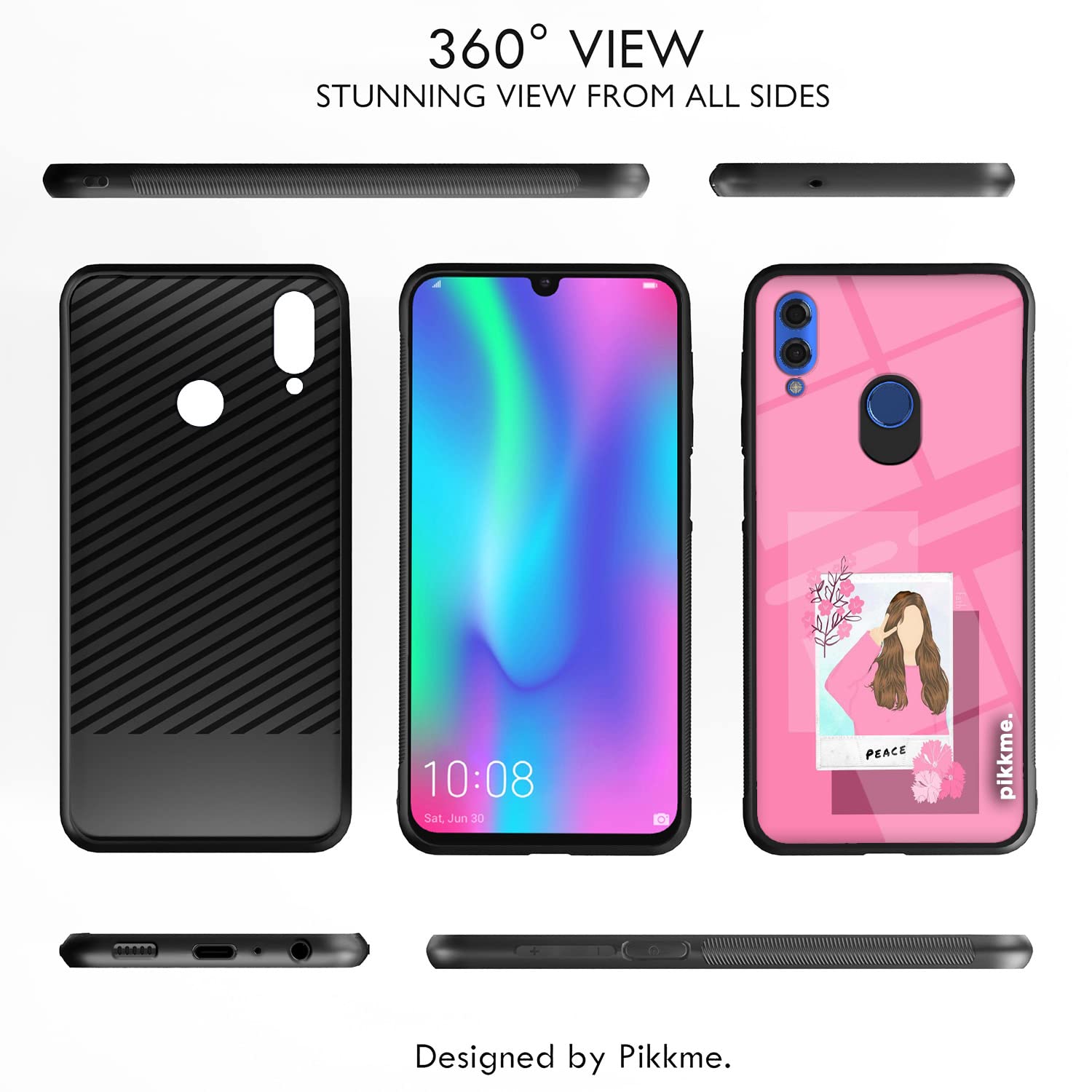 Honor 10 Lite Hybrid mobile back cover by Pikkme – photo 2