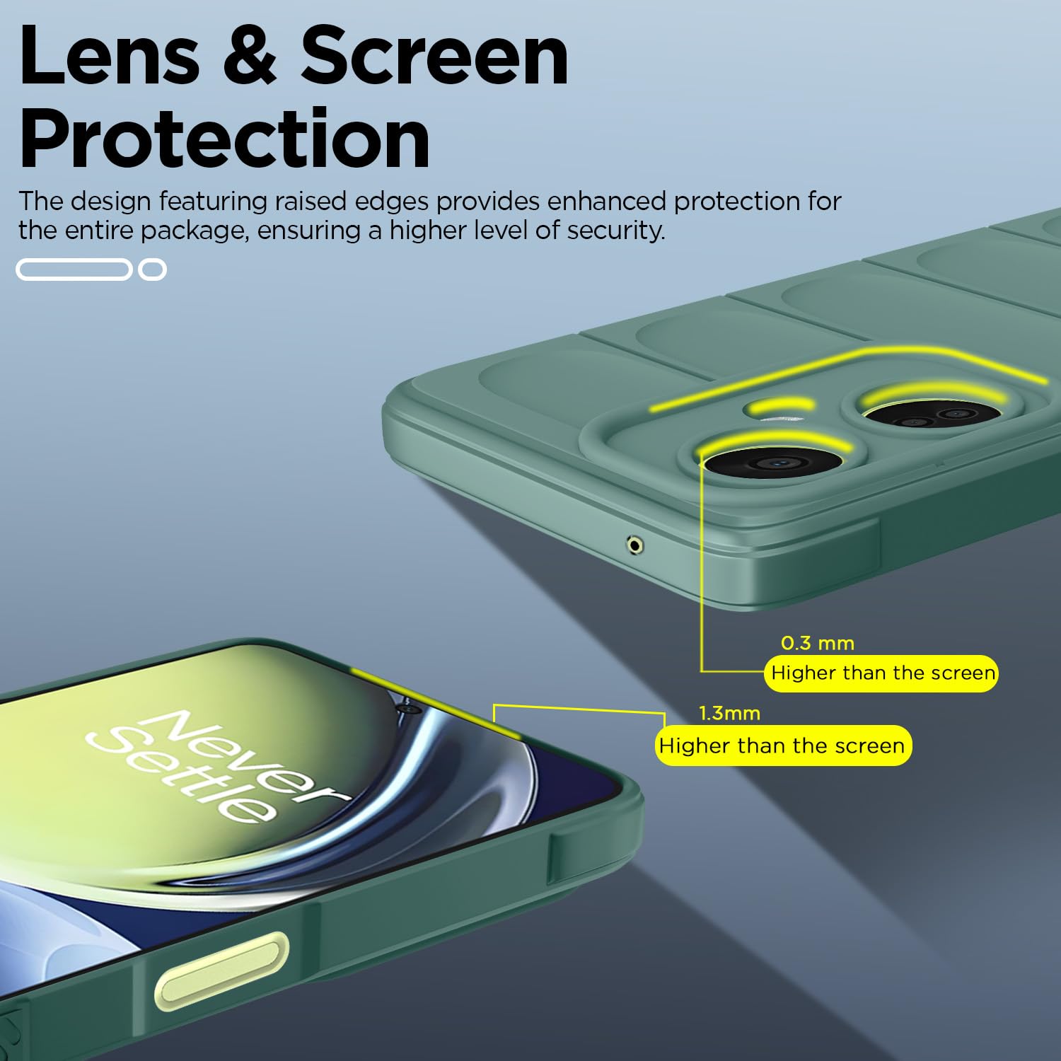 Pikkme green mobile back cover for OnePlus Nord CE 3 Lite 5G – photo 3