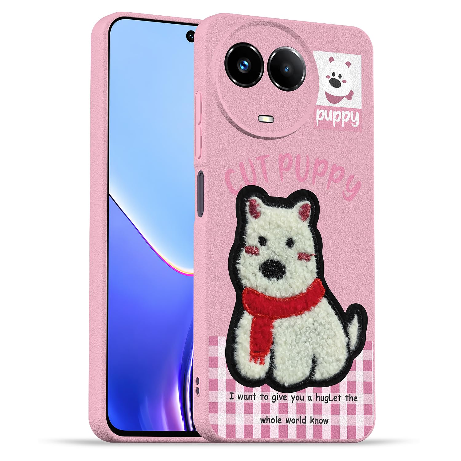 Pikkme pink phone cover for Realme 11/11X 5G/Narzo 60X 5G