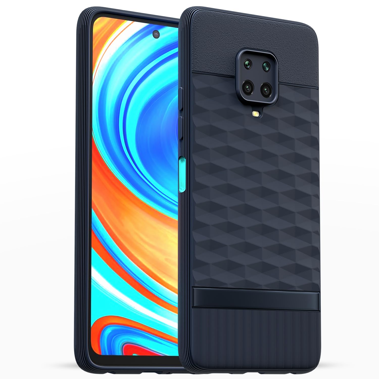Blue Silicone mobile cover for Redmi Note 10 Lite/Note 9 Pro/Pro Max/Poco M2 Pro – Pikkme