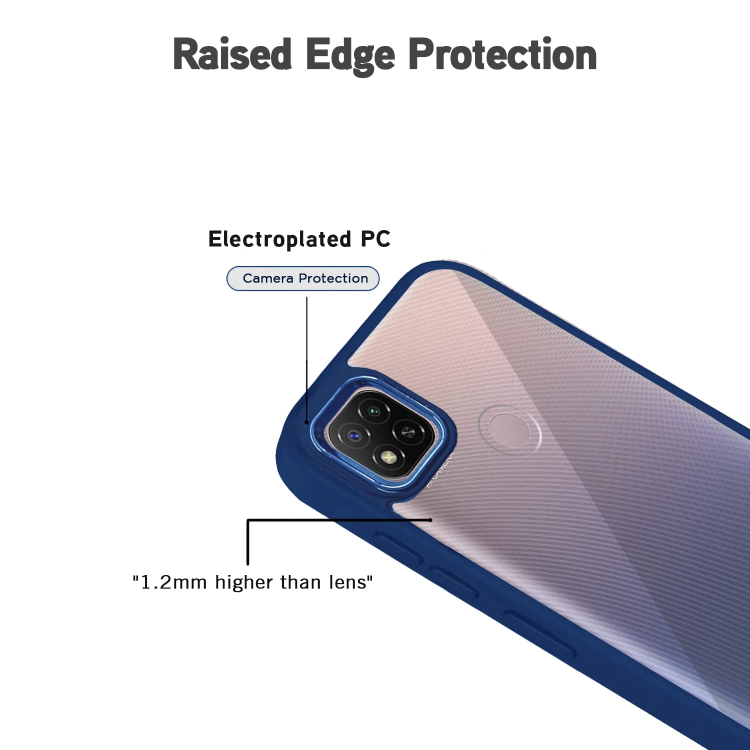 Pikkme Redmi 10A/9, Poco C31 Chrome blue mobile cover – photo 4