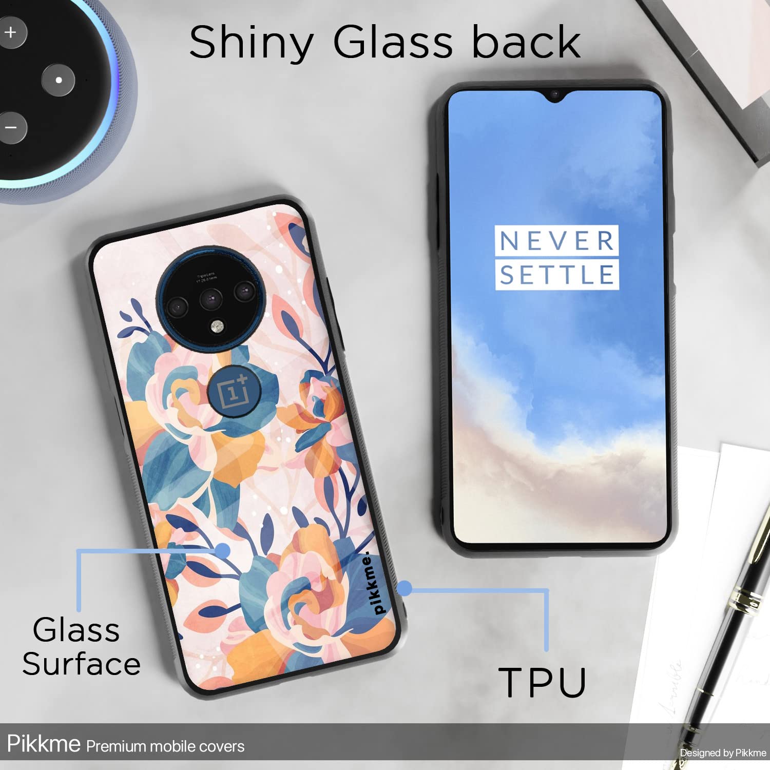 OnePlus 7T Flower mobile cover by Pikkme – photo 3