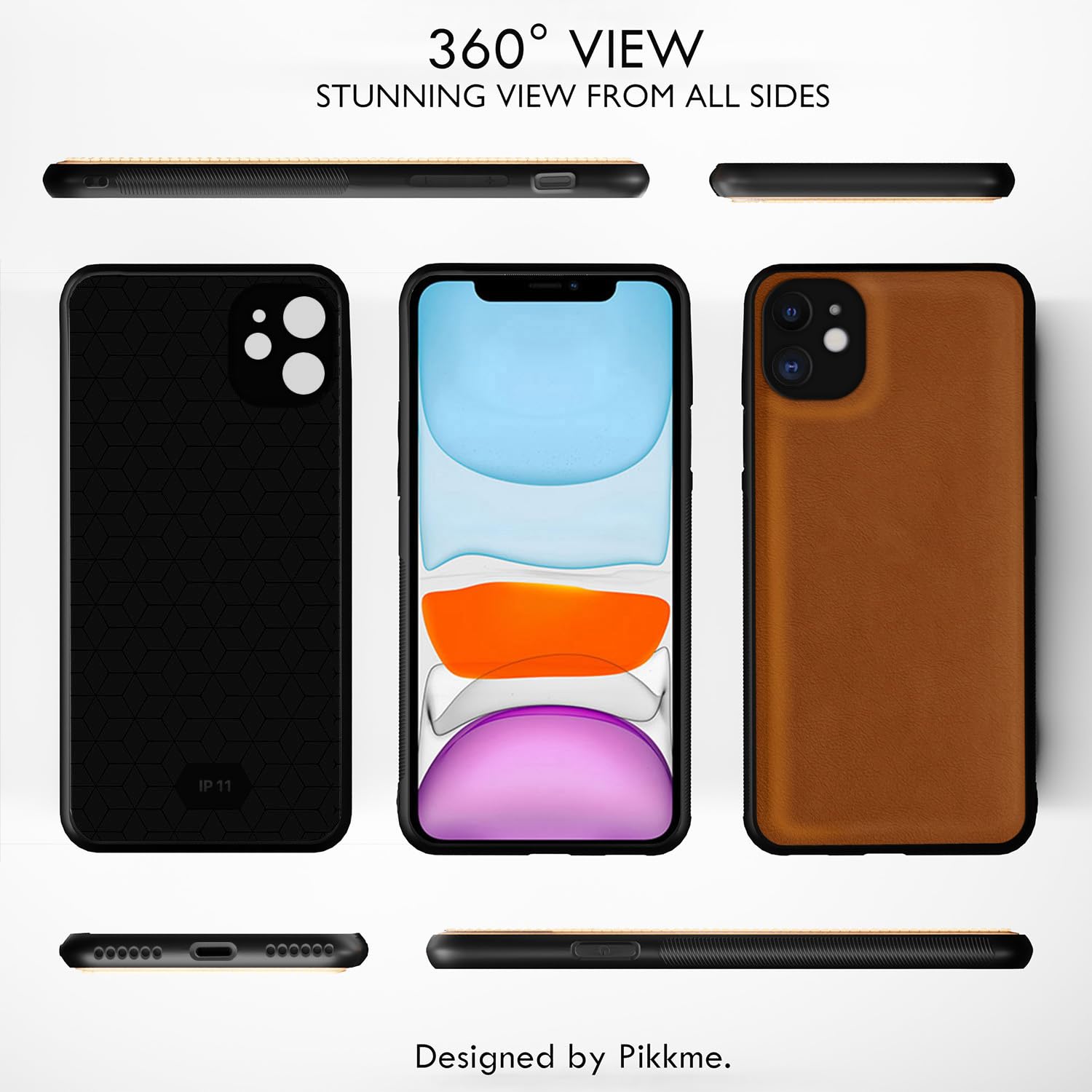 Pikkme iPhone 11 camel mobile back cover – photo 2