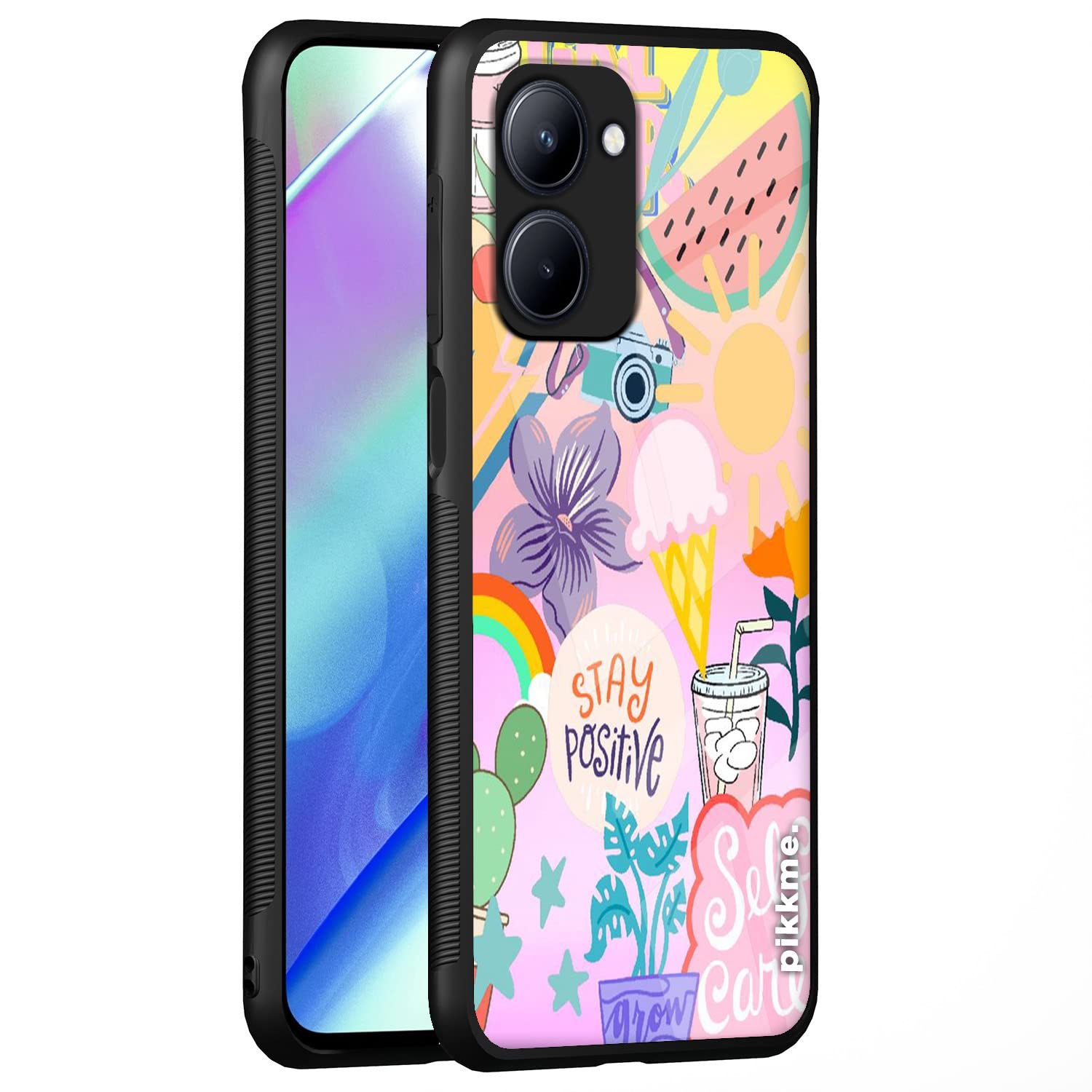 Realme C33 Hybrid phone cover by Pikkme