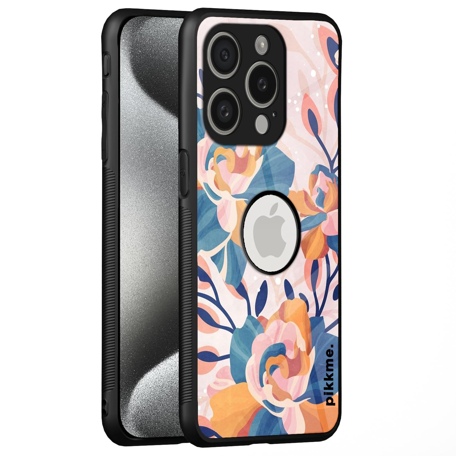 Pikkme iPhone 15 Pro Flower mobile back cover