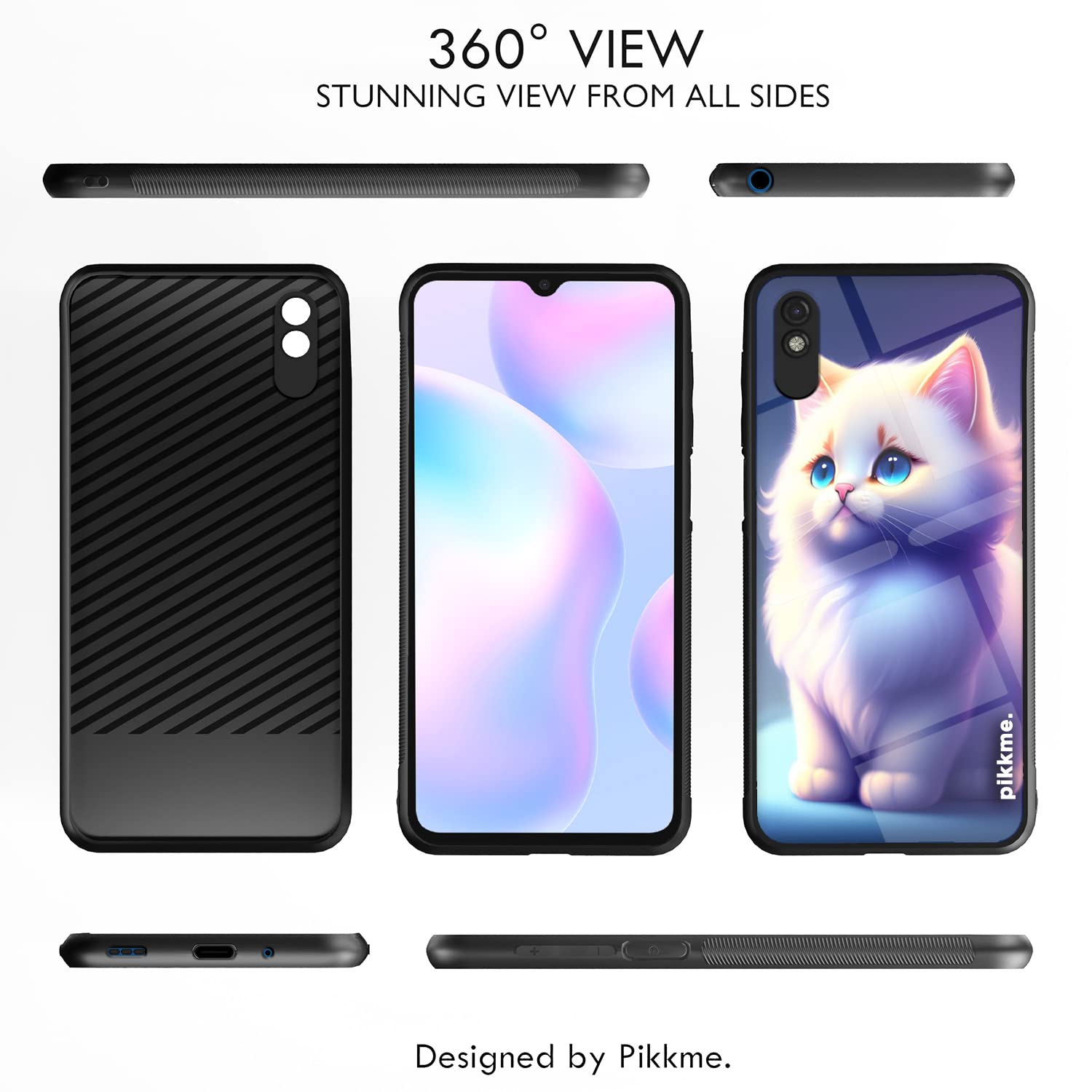 Redmi 9A/9i/9A Sport Cat mobile back cover by Pikkme – photo 2