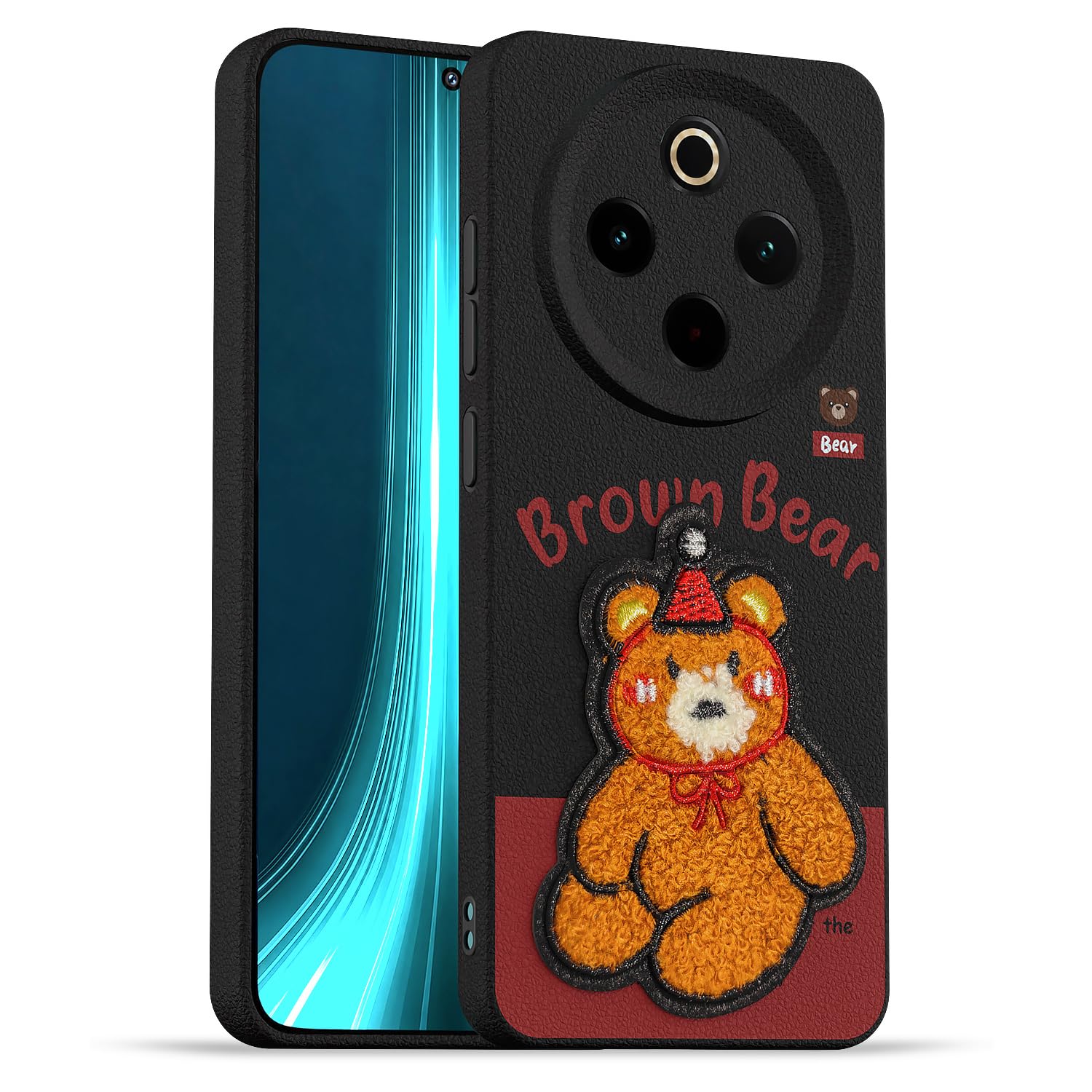 Cherry Plush Patch back cover for Vivo T4/iQOO Z10 5G – Pikkme