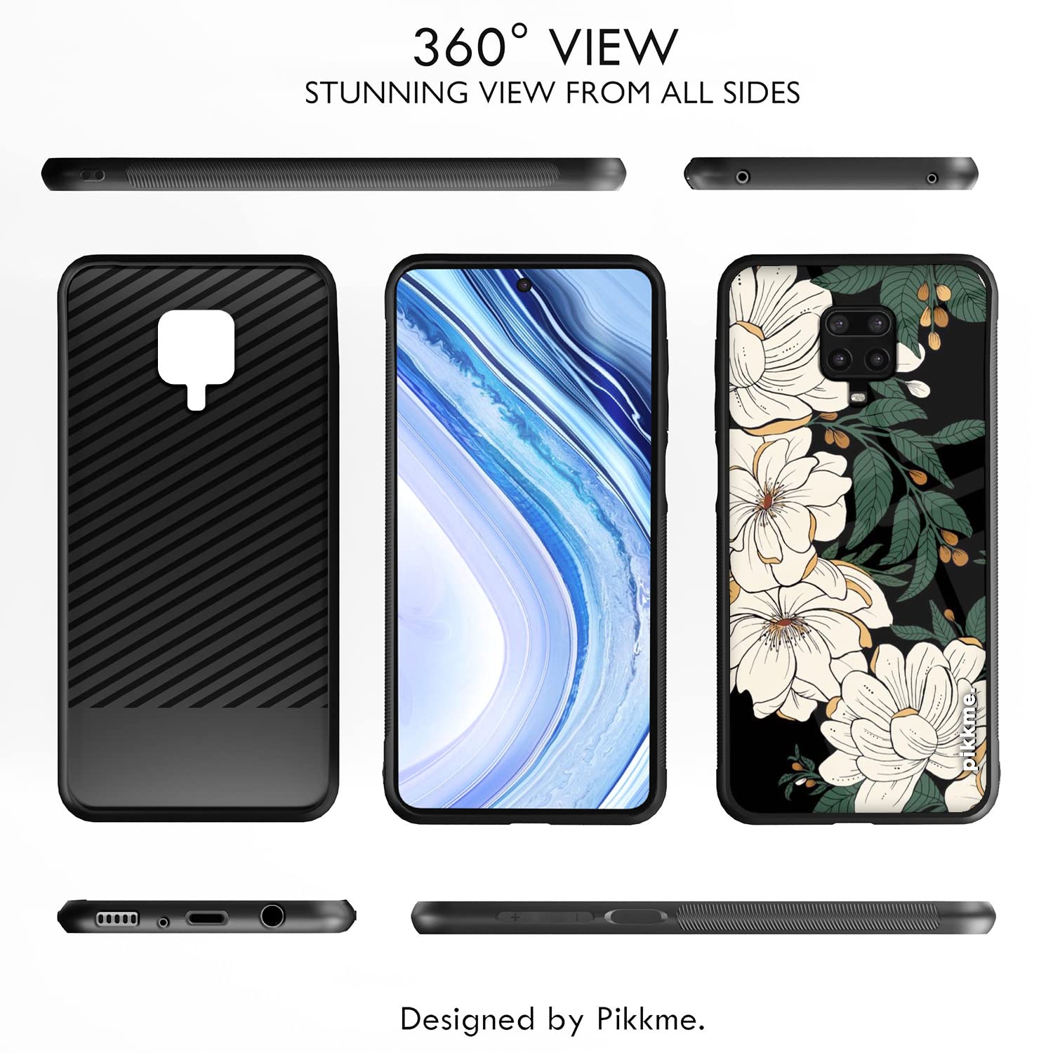 Pikkme Flower mobile cover for Redmi Note 9 Pro/Note 9 Pro Max/Note 10 Lite – photo 2
