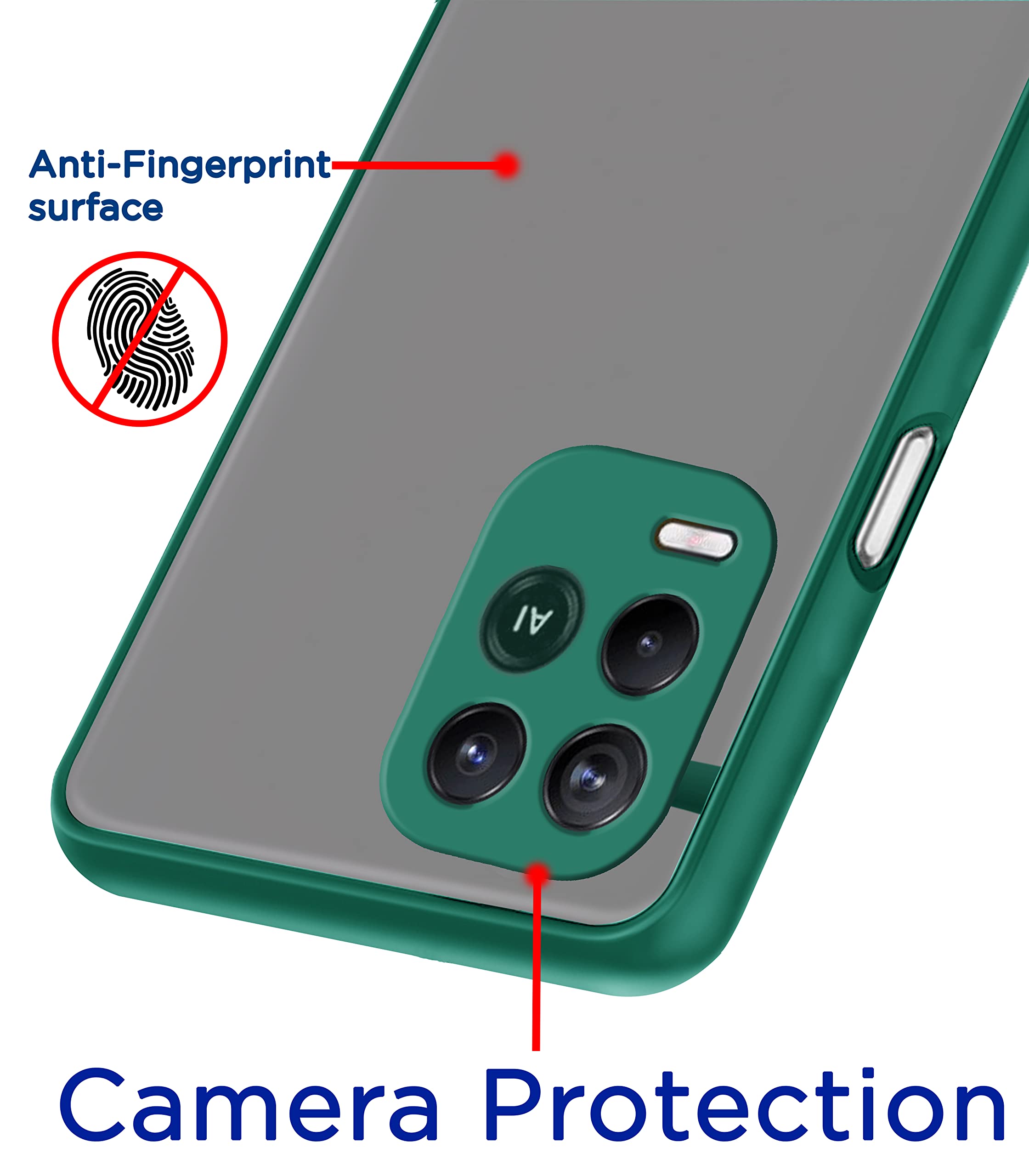 Pikkme Oppo A54 Hybrid green back cover – photo 2