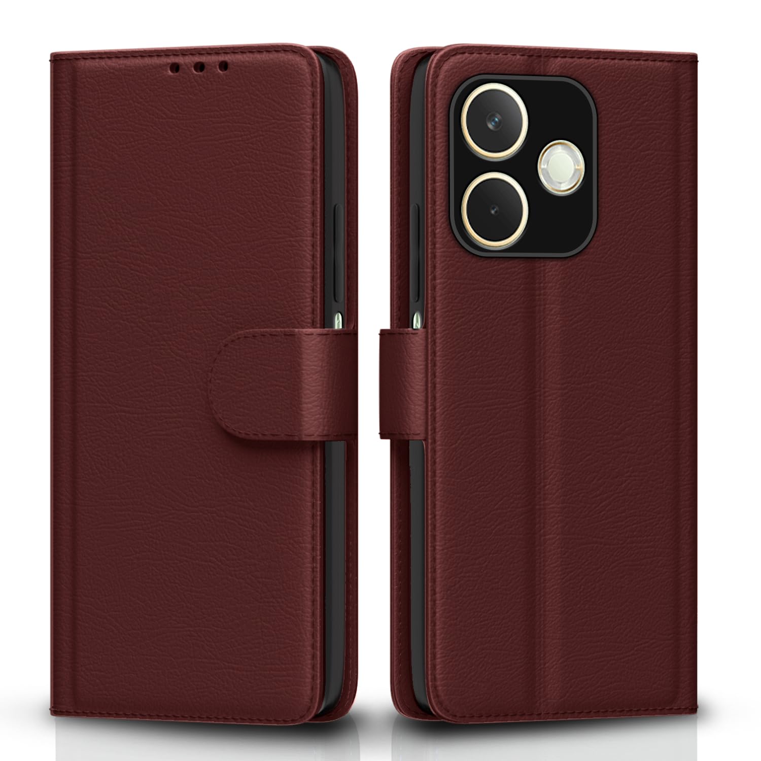 Pikkme Oppo A5 Pro 5G Vintage Flip Cover - Brown