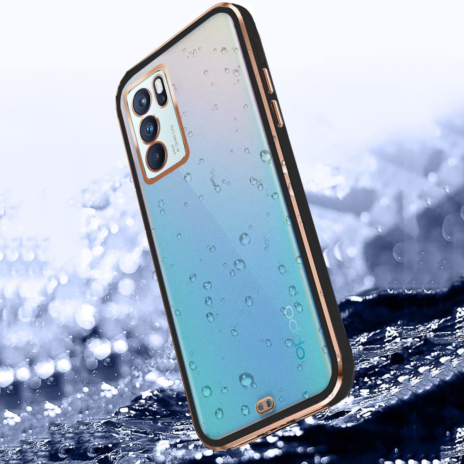 Pikkme Reno 6 5G black back cover – photo 2