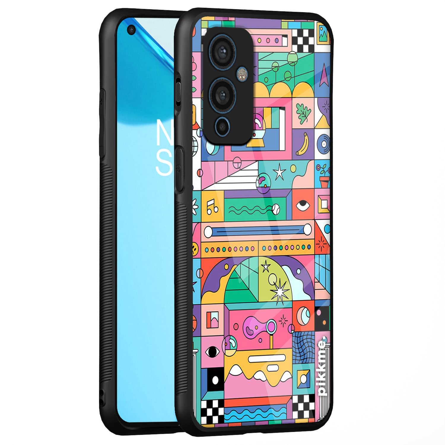 Pikkme Hybrid mobile back cover for OnePlus 9