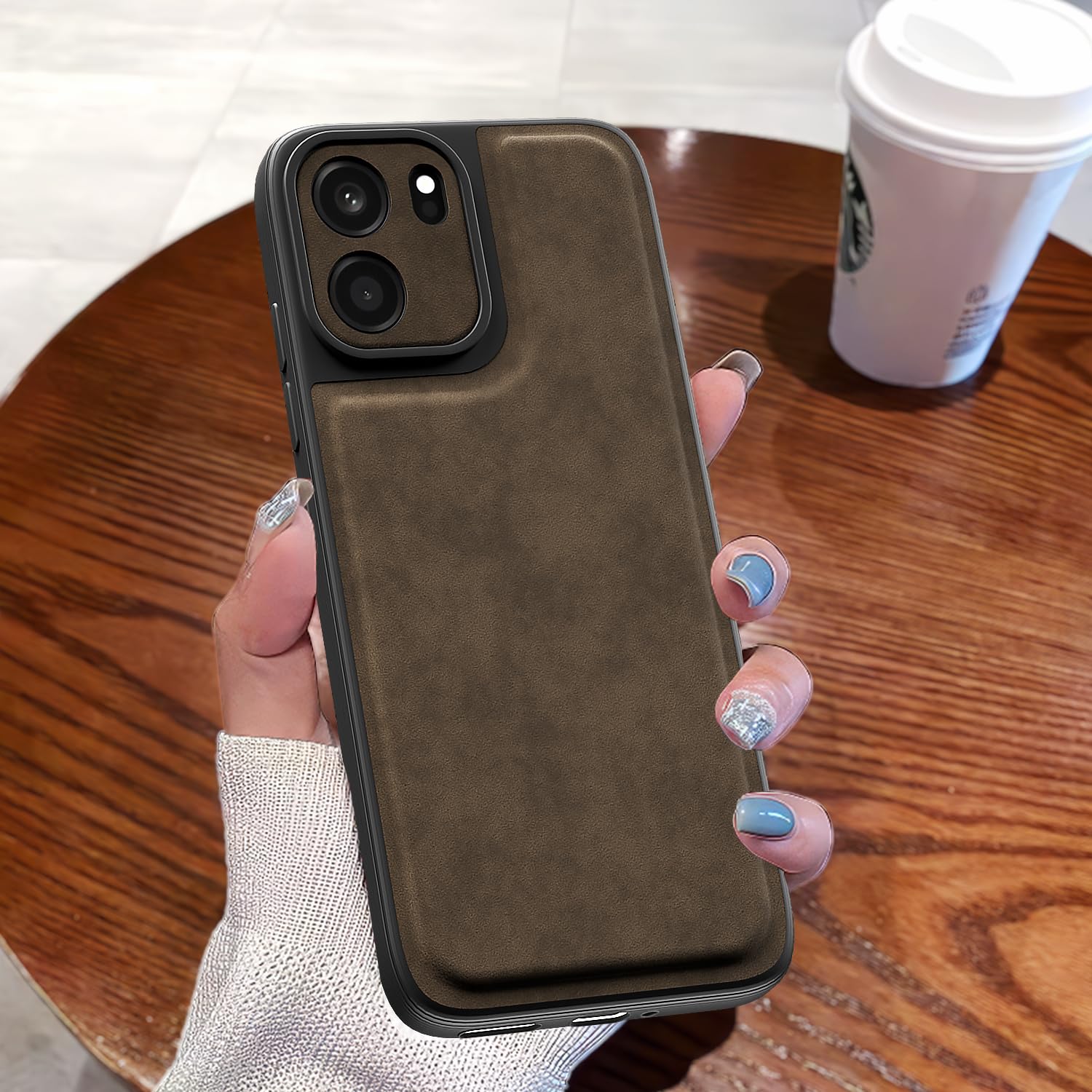 Coffee Leather phone cover for OnePlus Nord CE 6 5G – Pikkme – photo 7