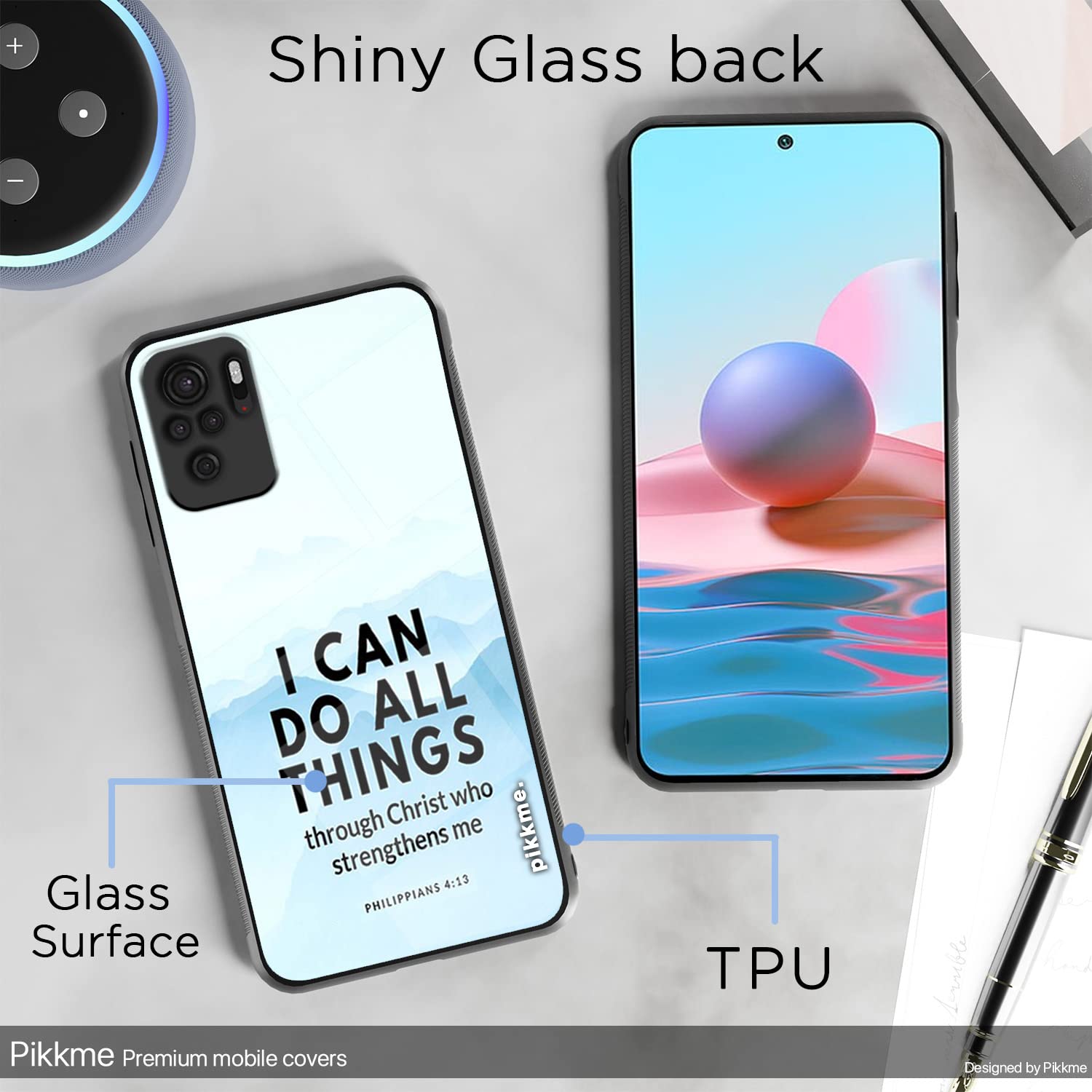 Redmi Note 10/Note 10s Hybrid back cover by Pikkme – photo 3