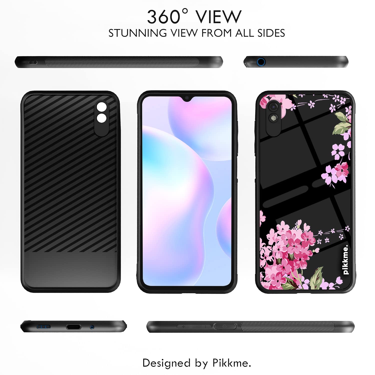 Redmi 9A/9i/9A Sport Flower mobile back cover by Pikkme – photo 2
