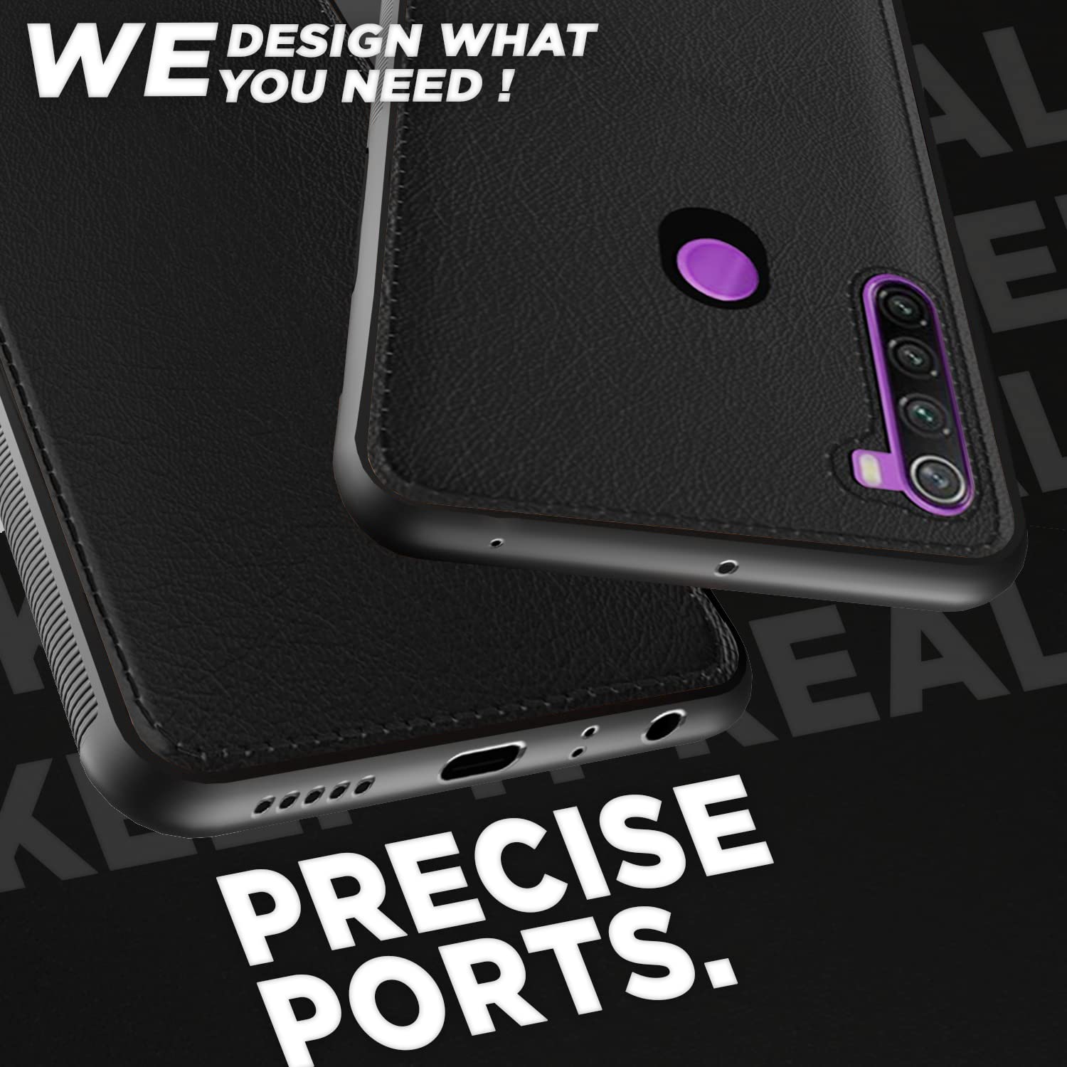 Pikkme black phone cover for Redmi Note 8 – photo 4