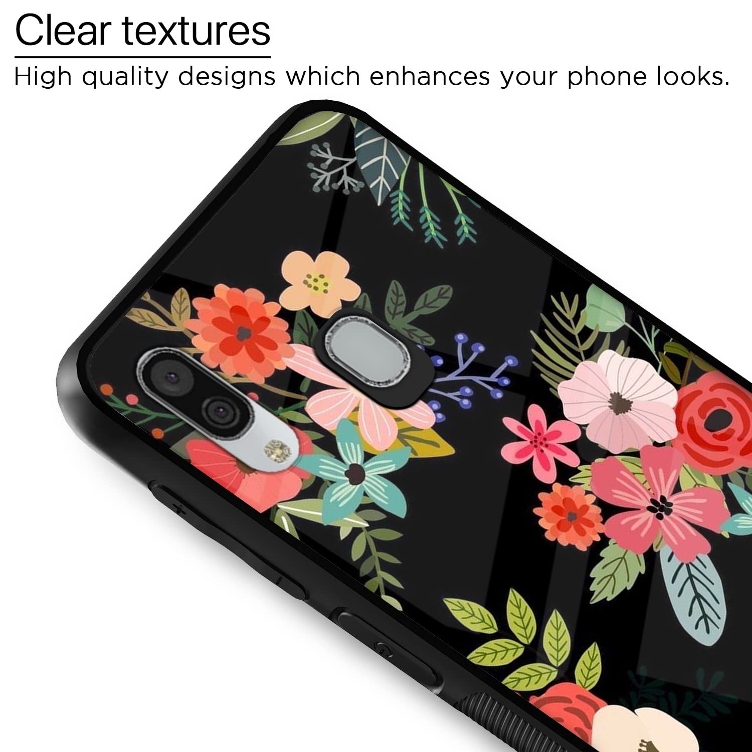 Pikkme Samsung A20/A30/M10s Flower phone cover – photo 4