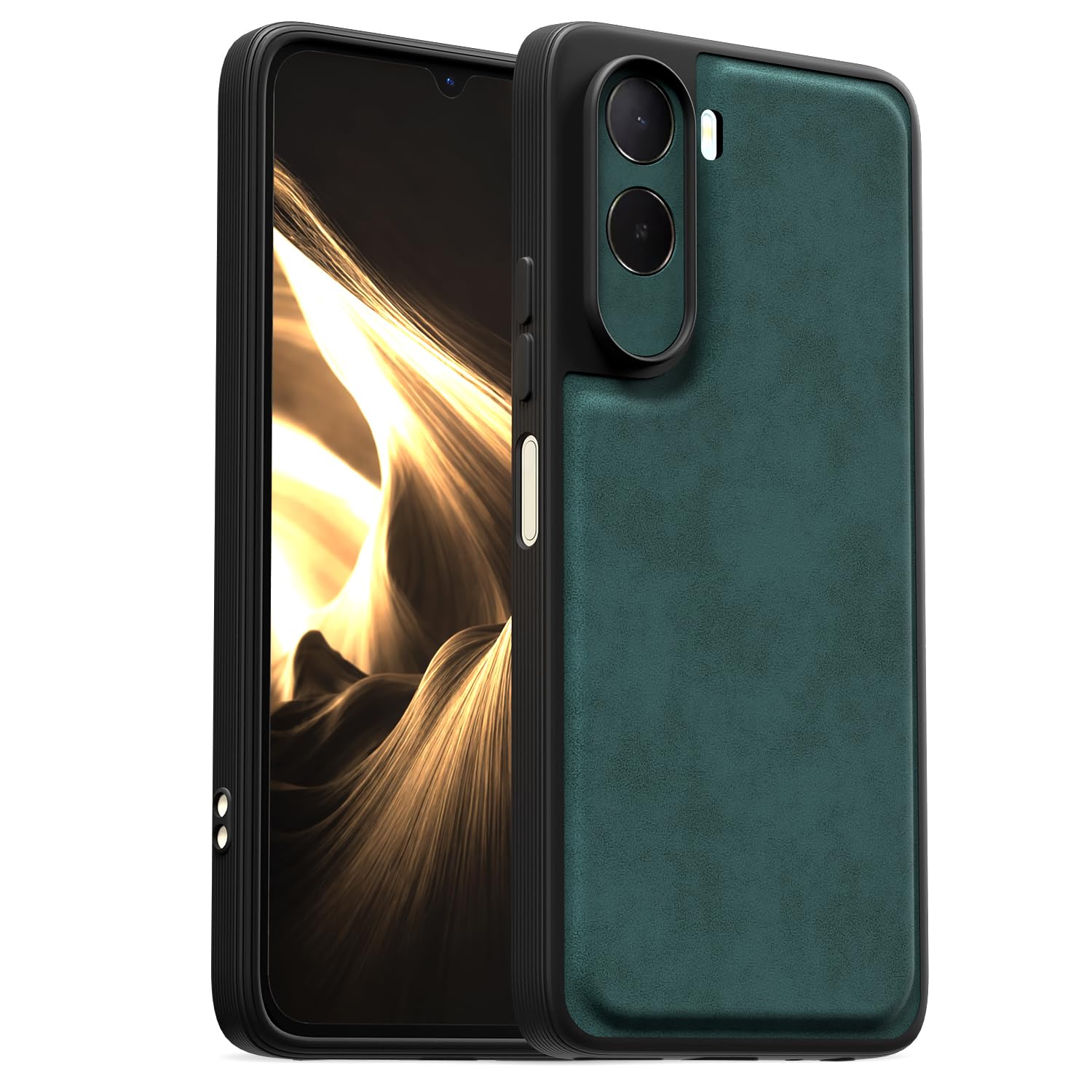 Pikkme green mobile back cover for Redmi A7 Pro/Poco C85x 5G