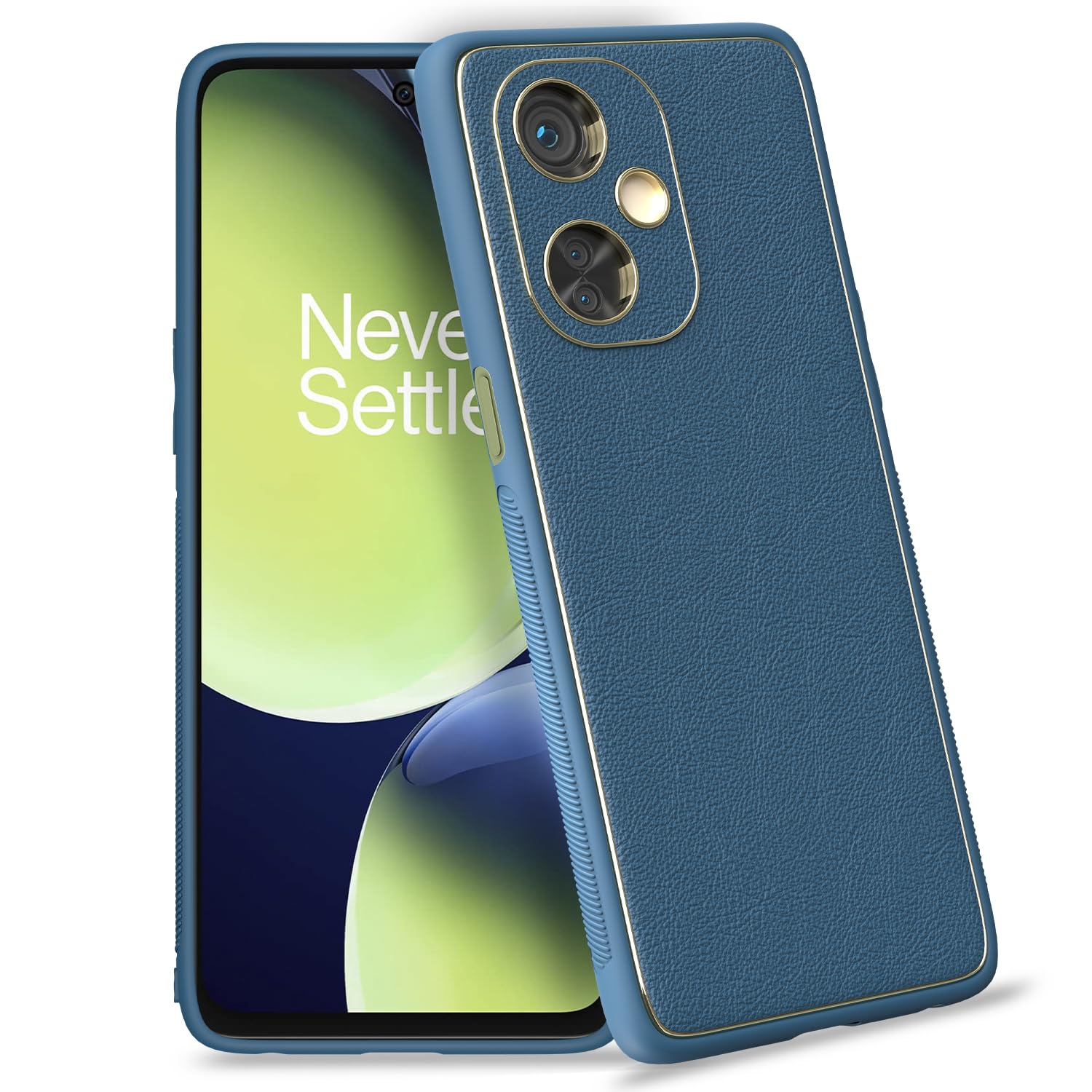 Pikkme blue Chrome back cover for OnePlus Nord CE 3 Lite 5G