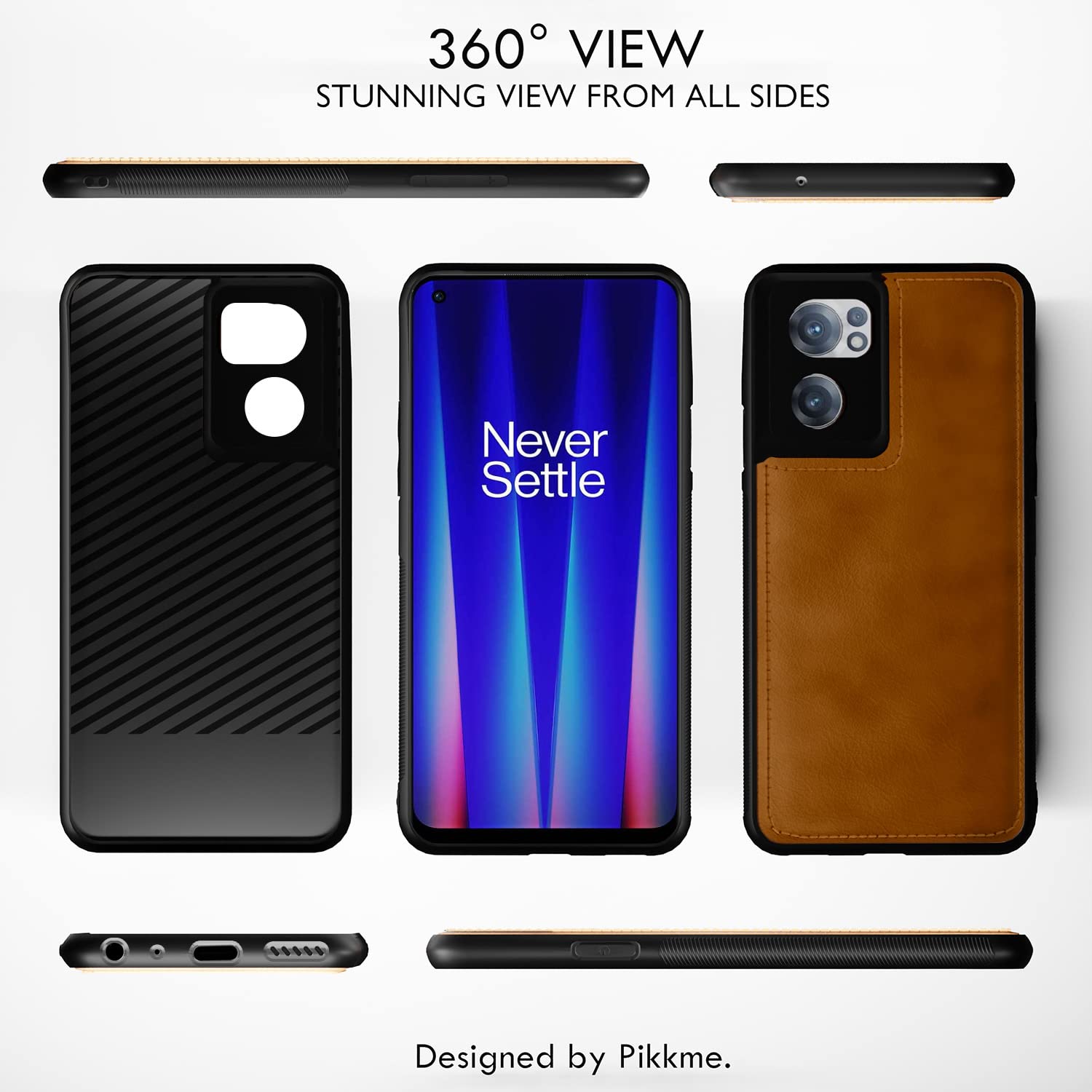 OnePlus Nord CE 2 5G mobile cover in brown by Pikkme – photo 3
