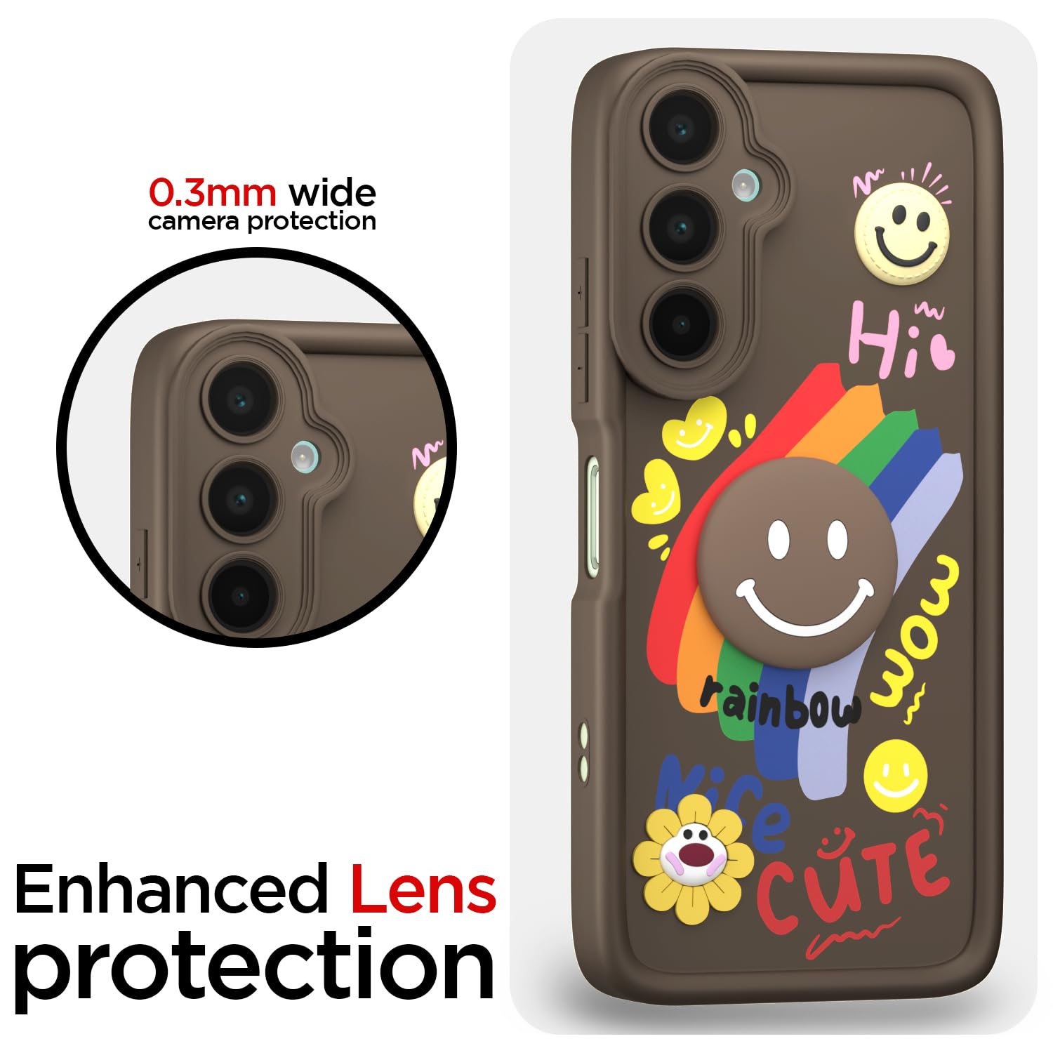 Samsung M16 5G back cover in brown by Pikkme – photo 5