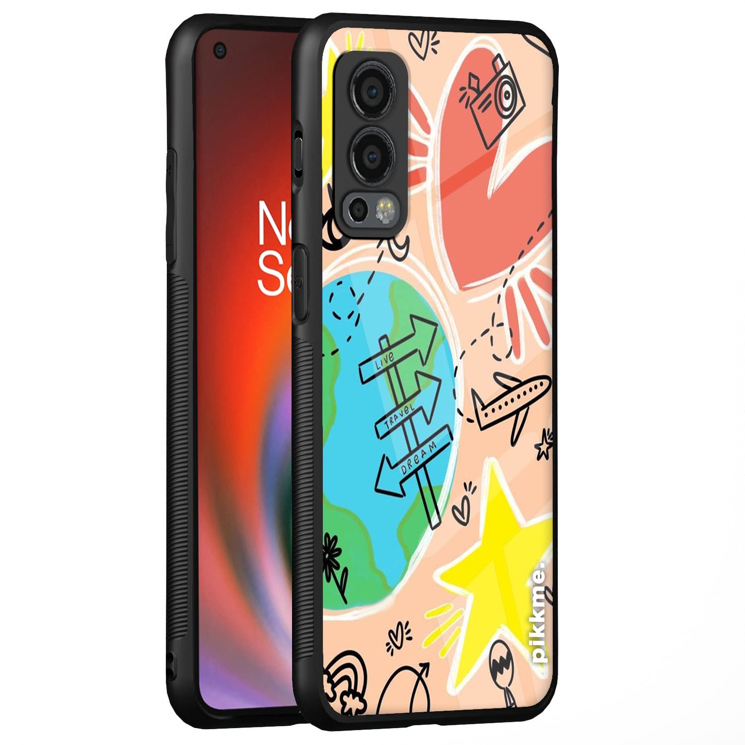 Pikkme Hybrid mobile back cover for OnePlus Nord 2 5G