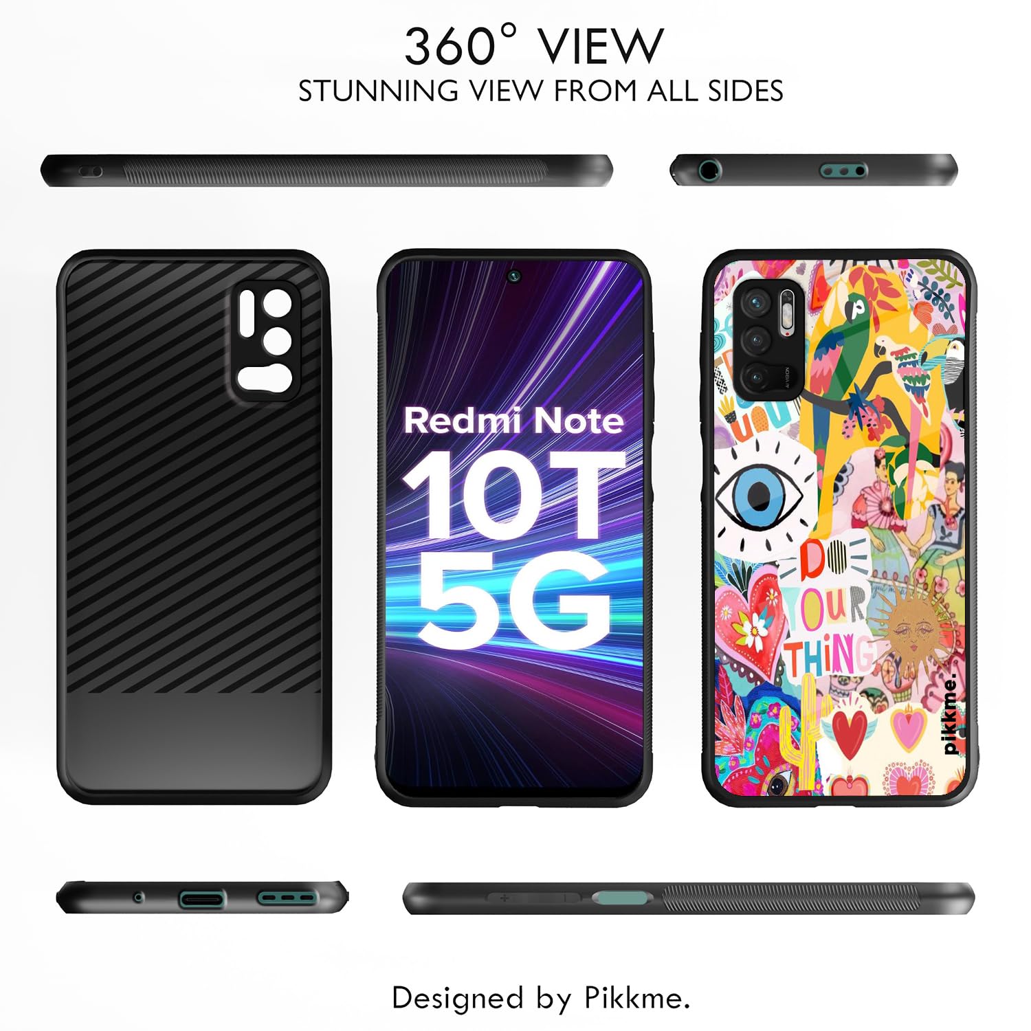 Redmi Note 10T/Poco M3 Pro 5G Flower phone cover by Pikkme – photo 2