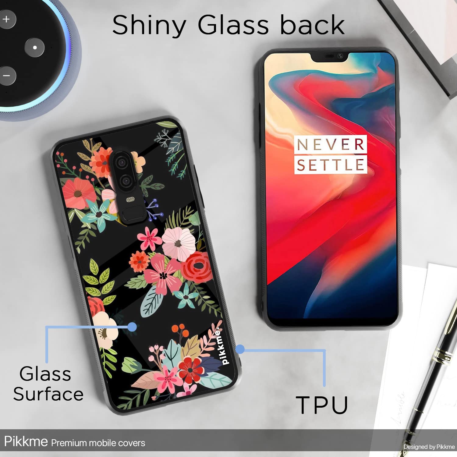 Pikkme OnePlus 6 Flower mobile cover – photo 3
