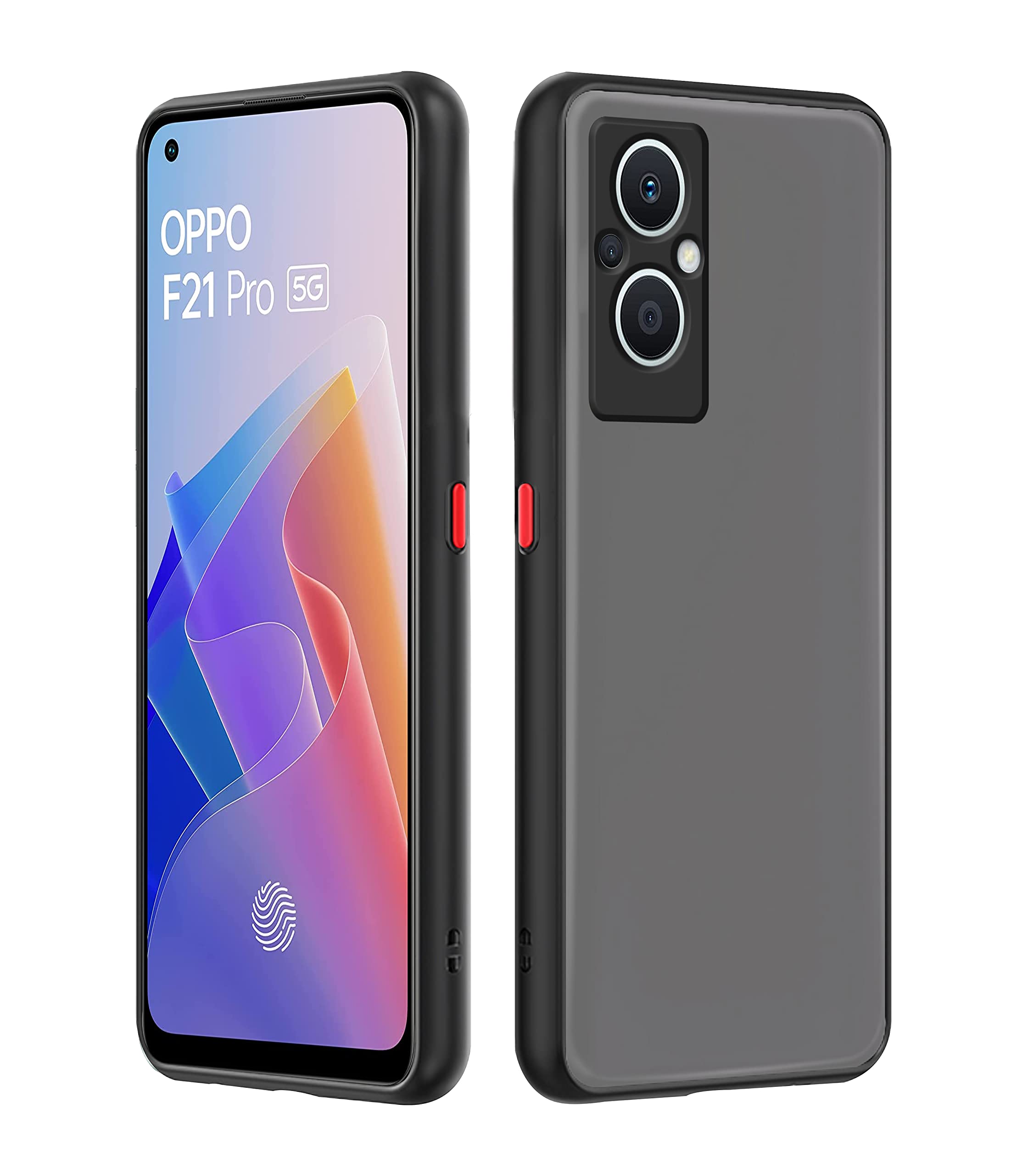 Black phone cover for Oppo F21 Pro 5G – Pikkme