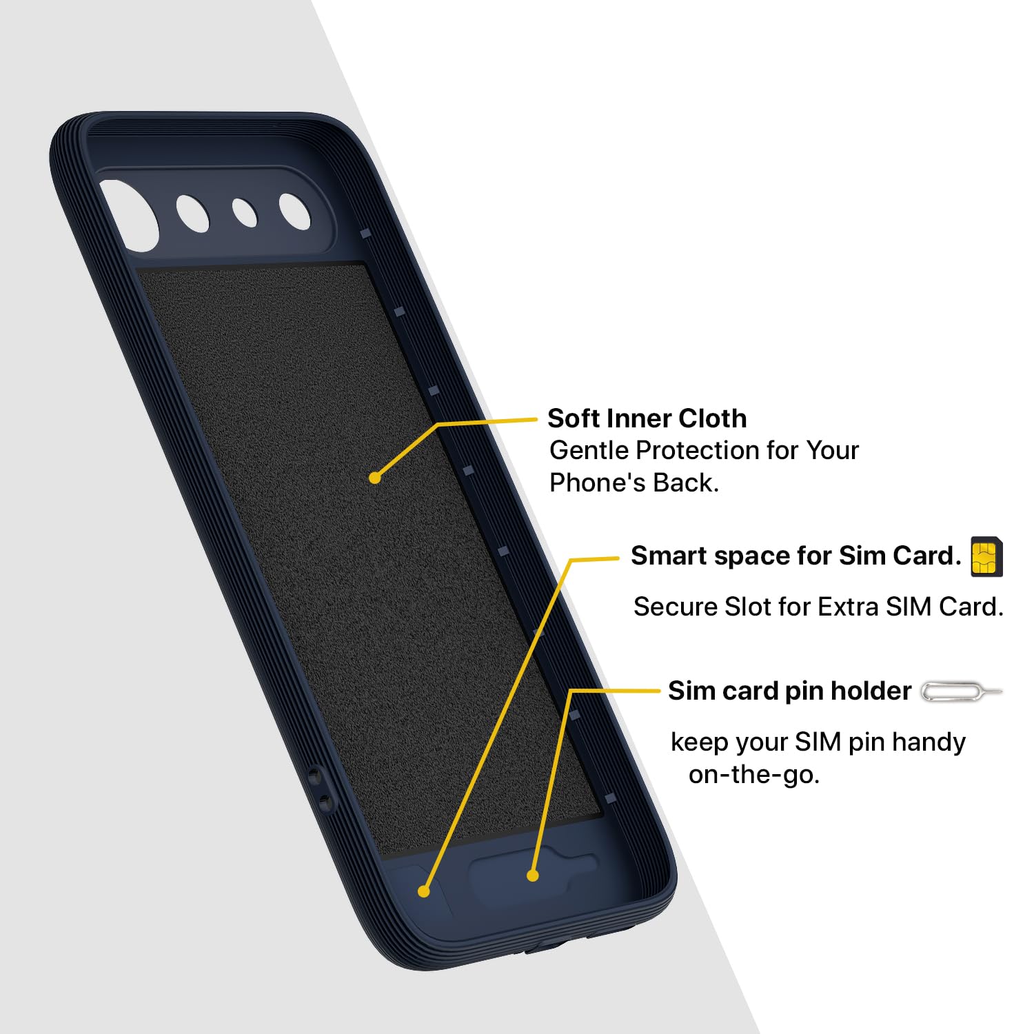 Realme 16 5G Silicone phone cover in blue by Pikkme – photo 6
