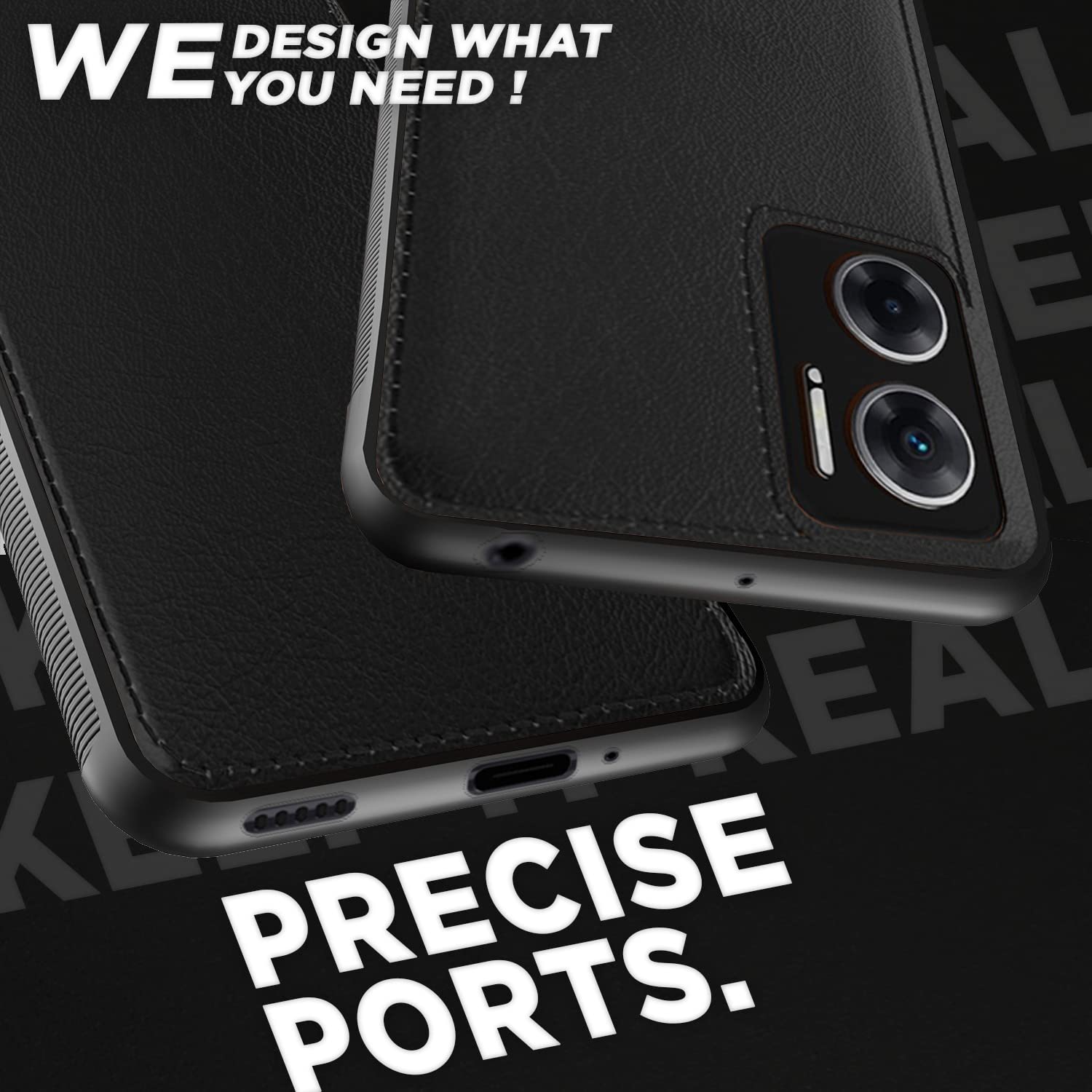 Redmi 11 Prime 5G back cover in black by Pikkme – photo 4