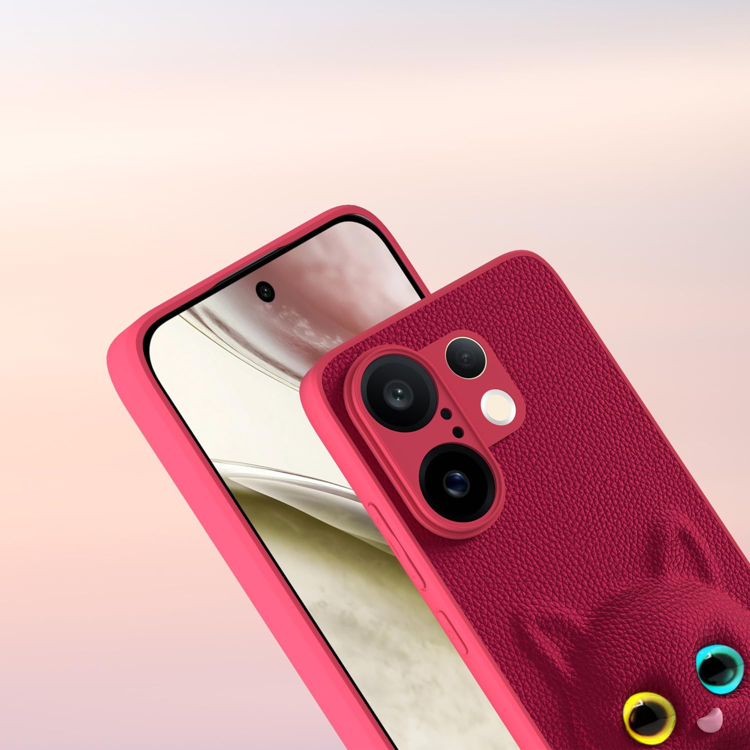 Pikkme pink Cat mobile back cover for Vivo X200 FE 5G – photo 7
