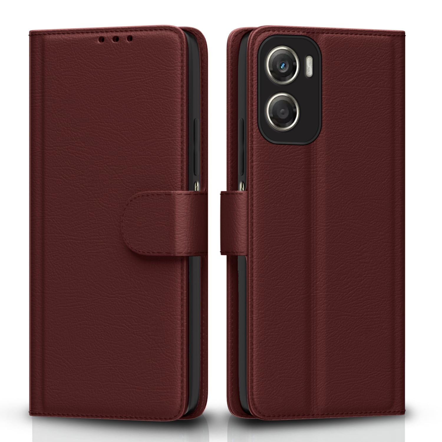 Pikkme brown Wallet wallet flip cover for Moto G06 Power