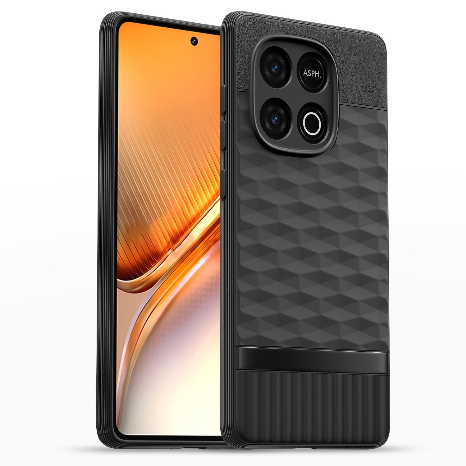 Black Silicone mobile cover for iQOO Neo 10/Vivo Y300 GT 5G – Pikkme