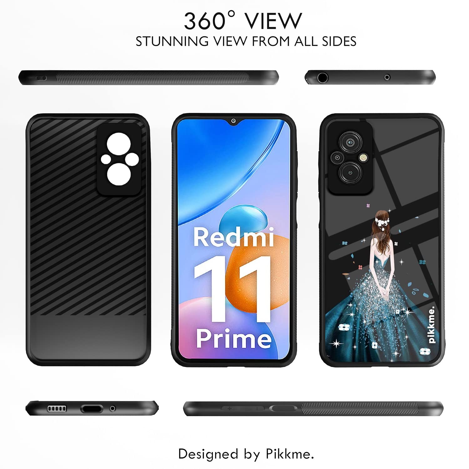 Pikkme Hybrid phone cover for Redmi 11 Prime 4G – photo 2