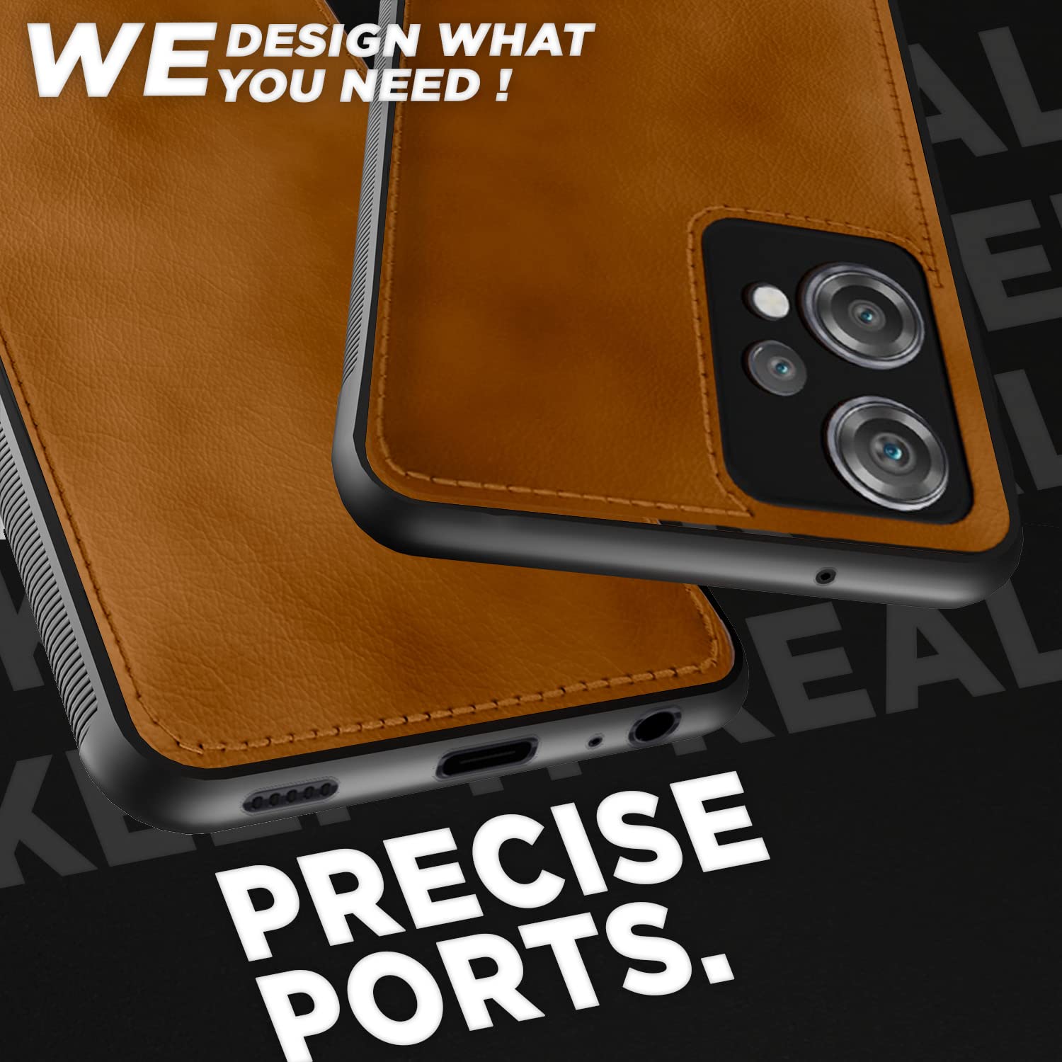 Pikkme brown Leather phone cover for OnePlus Nord CE 2 Lite 5G – photo 4