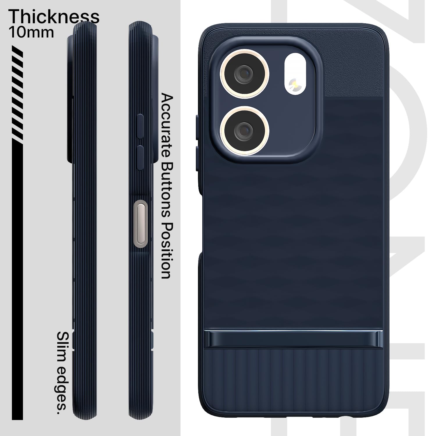 Blue mobile cover for Oppo A5x – Pikkme – photo 3
