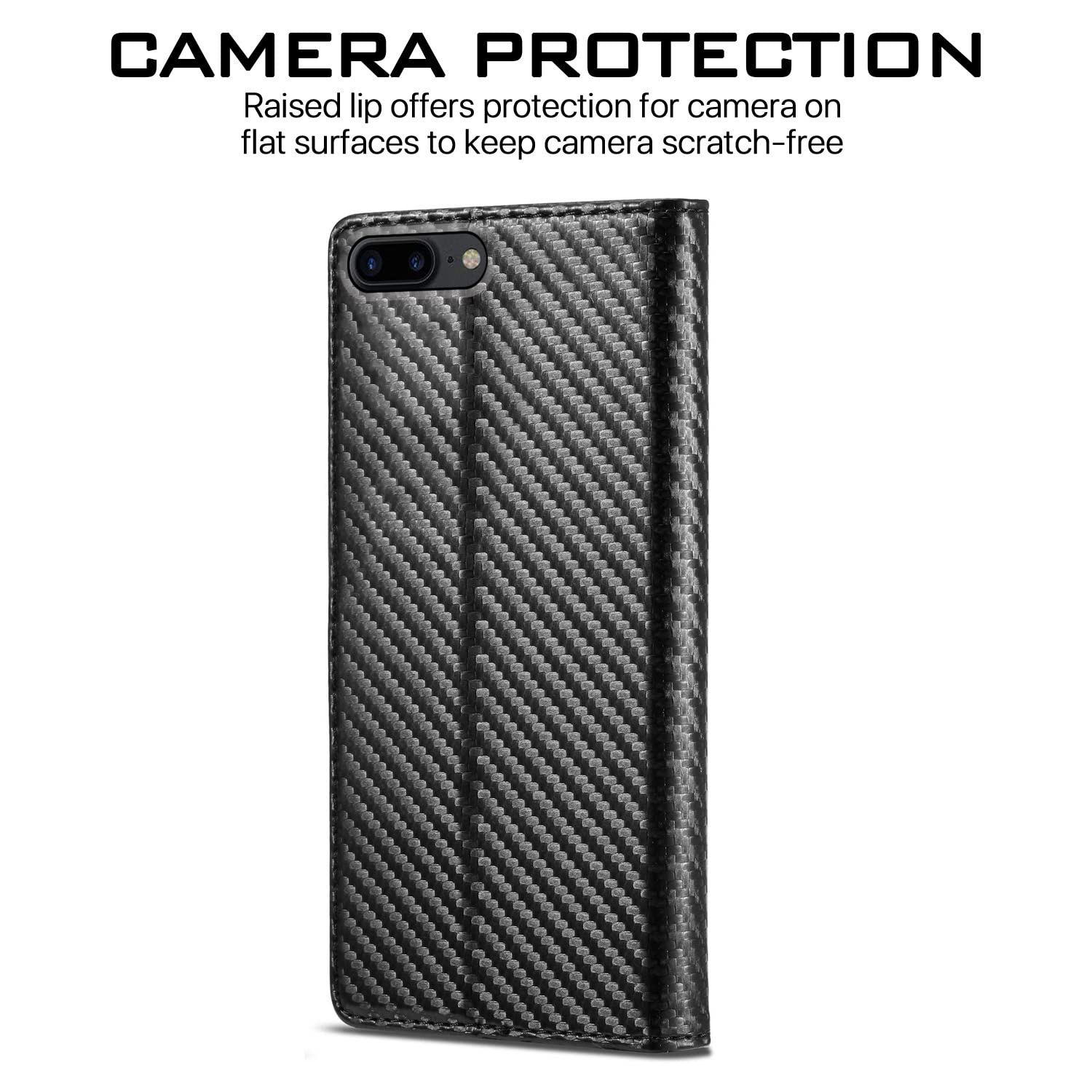 Pikkme iPhone 7 Plus/8 Plus Wallet black flip case – photo 4