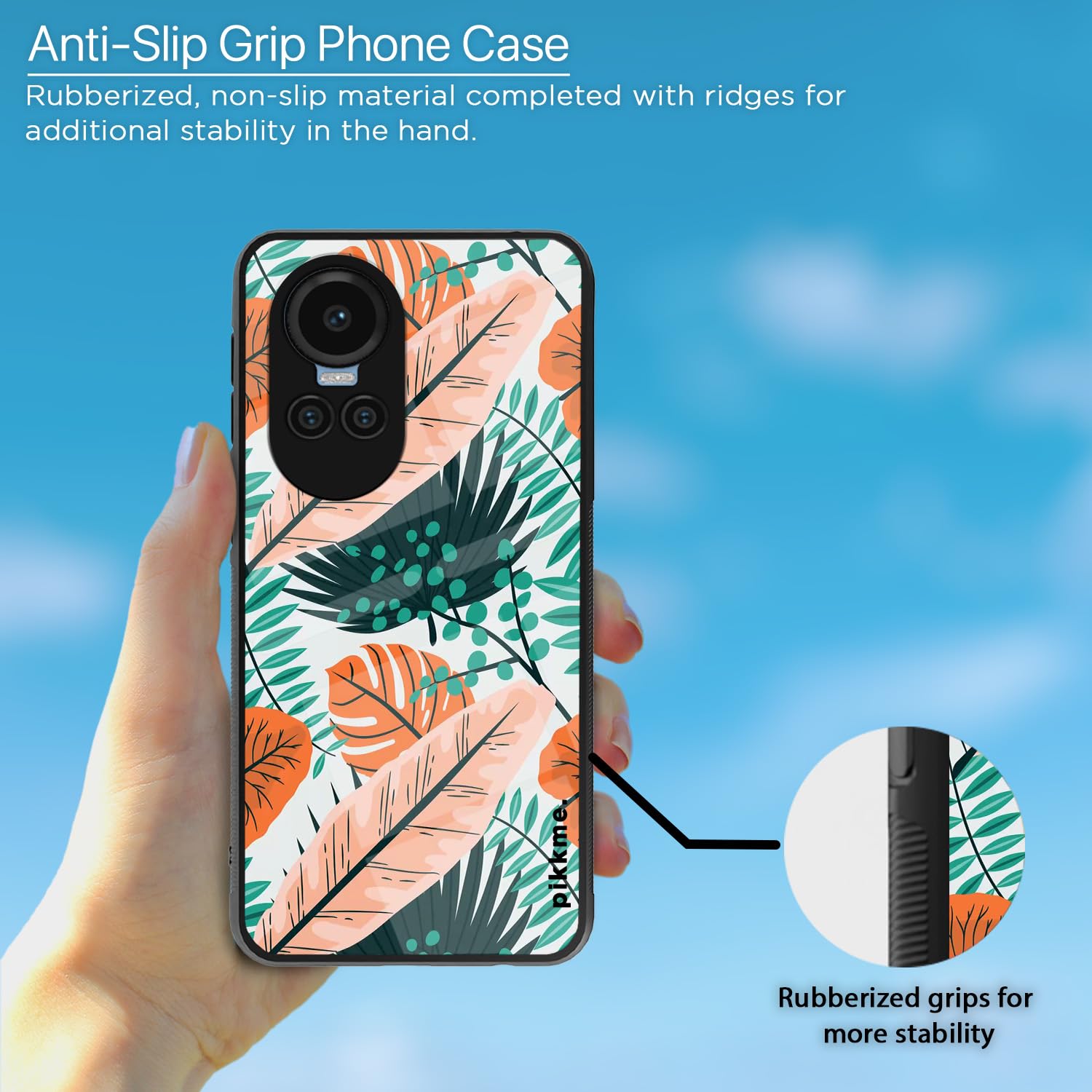 Pikkme Flower mobile cover for Oppo Reno 10 5G – photo 5