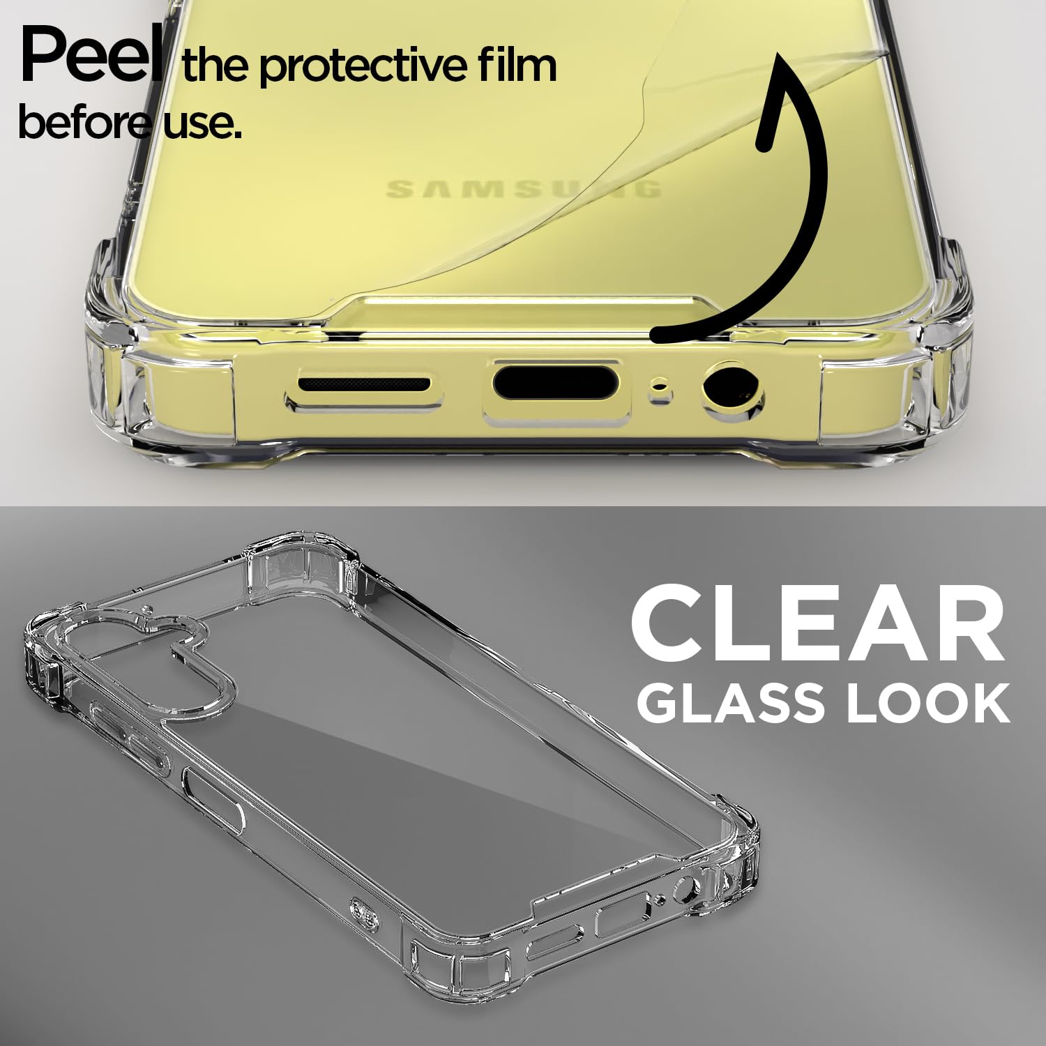 Pikkme transparent Clear mobile cover for Samsung A15 5G – photo 3