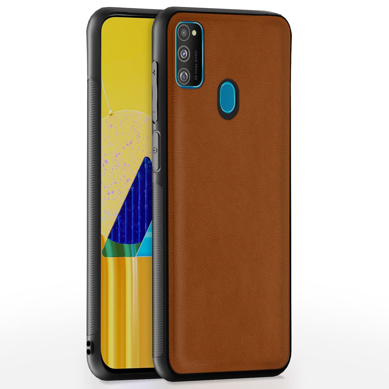 Samsung M21/M21 2021/M30s back cover in camel by Pikkme