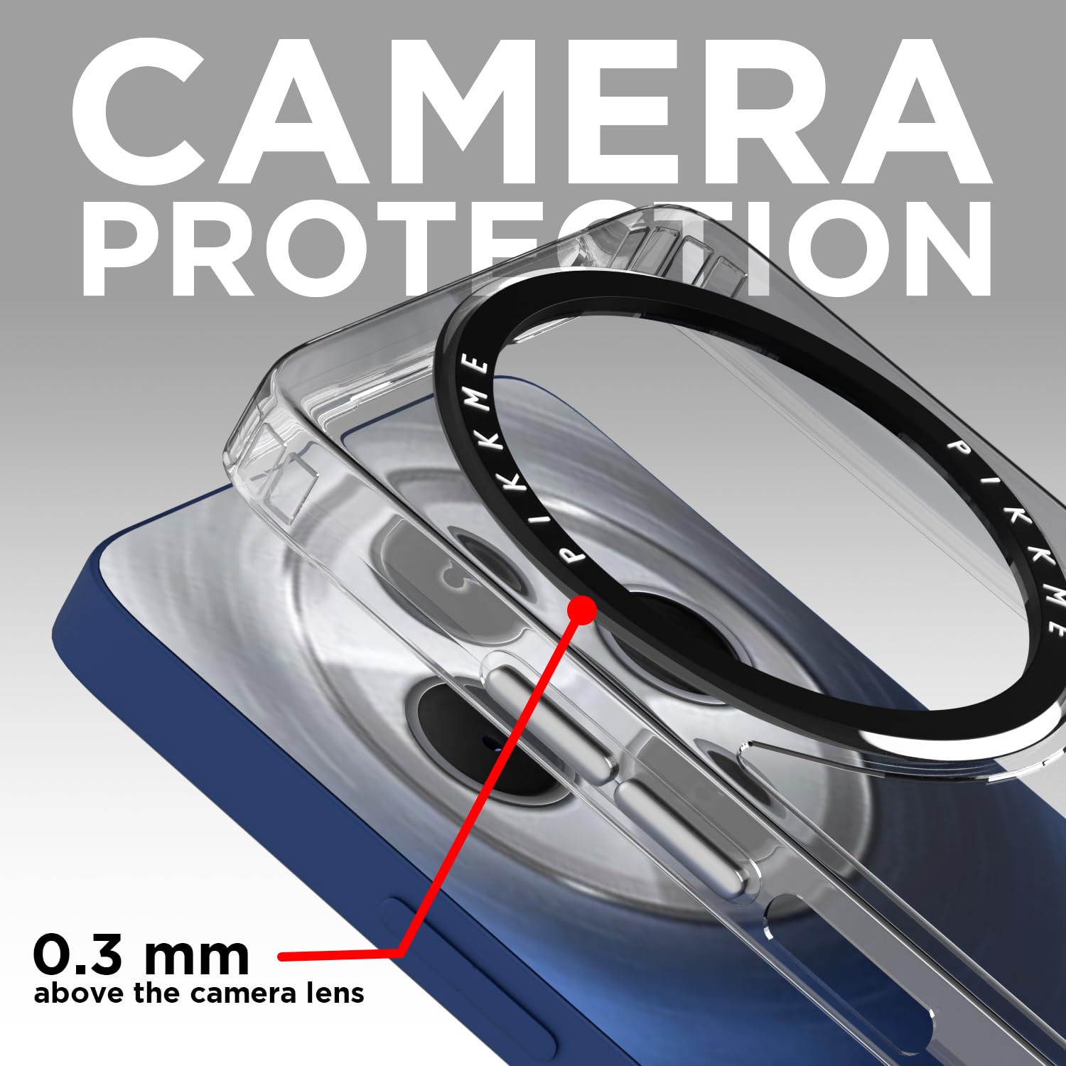Pikkme Redmi 14C 4g Transring Back Cover (Transparent)