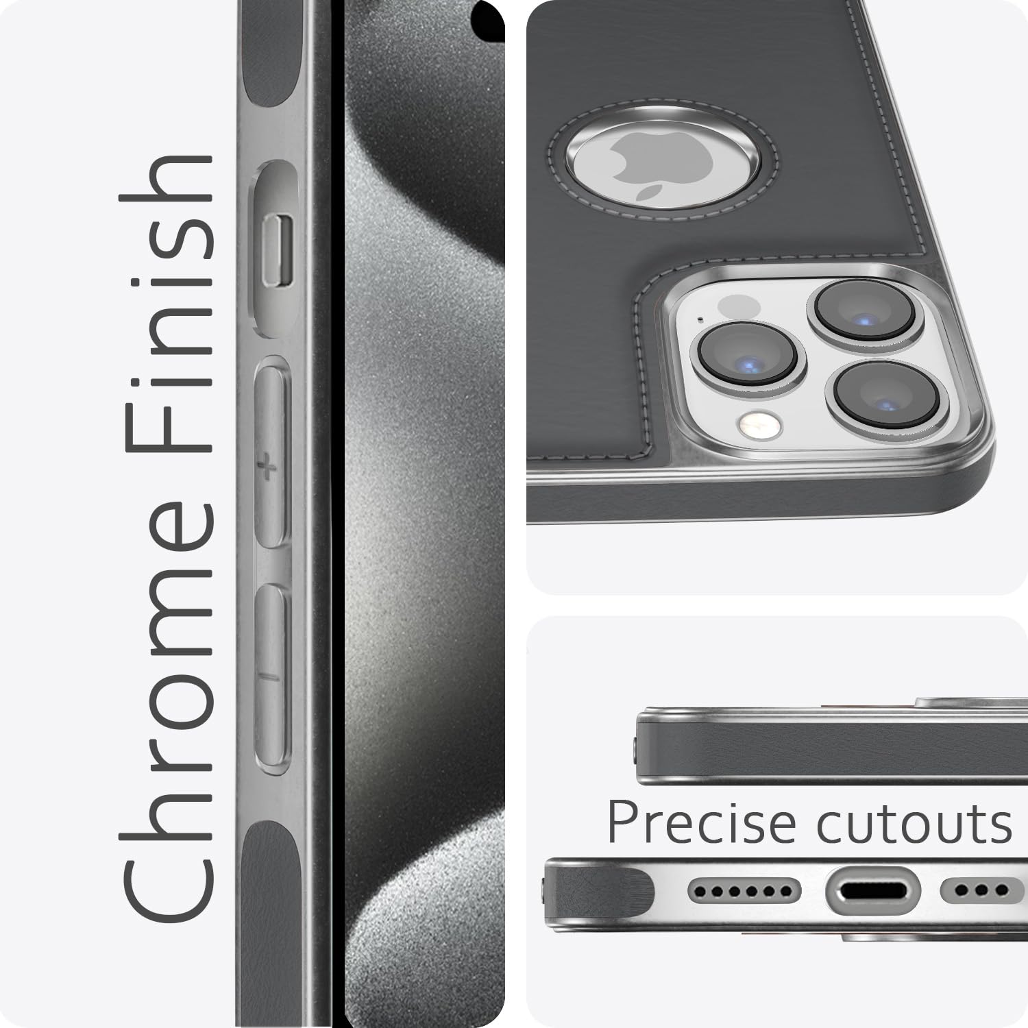 Pikkme iPhone 15 Pro gray phone cover – photo 3