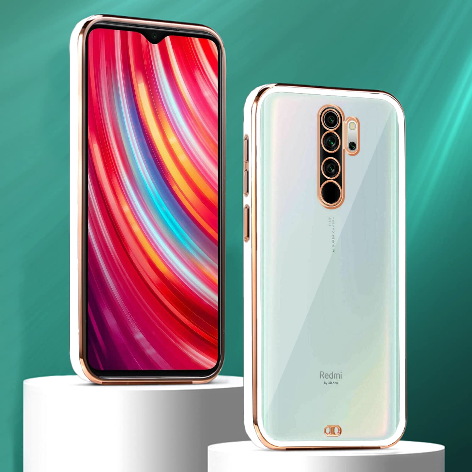 White Chrome mobile back cover for Redmi Note 8 Pro – Pikkme – photo 3