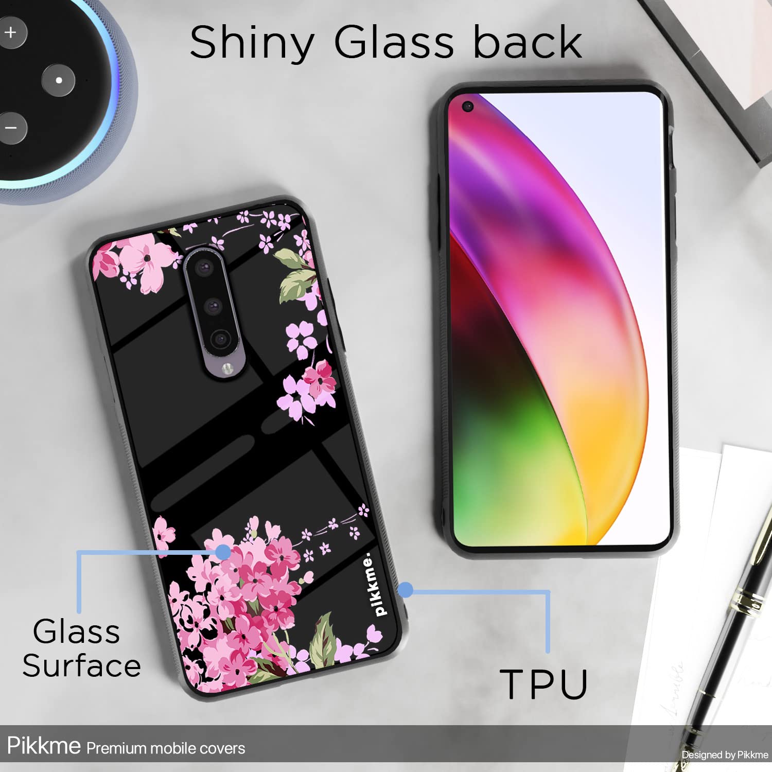 Pikkme OnePlus 8 Flower back cover – photo 3