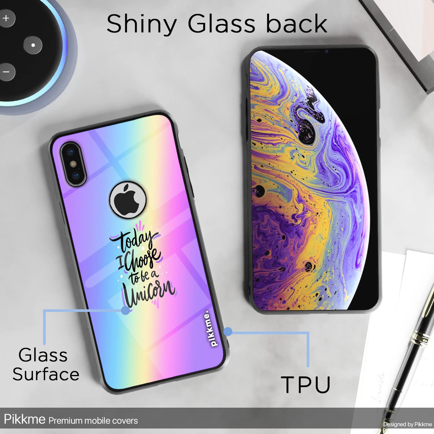iPhone X/XS Hybrid mobile back cover by Pikkme – photo 3